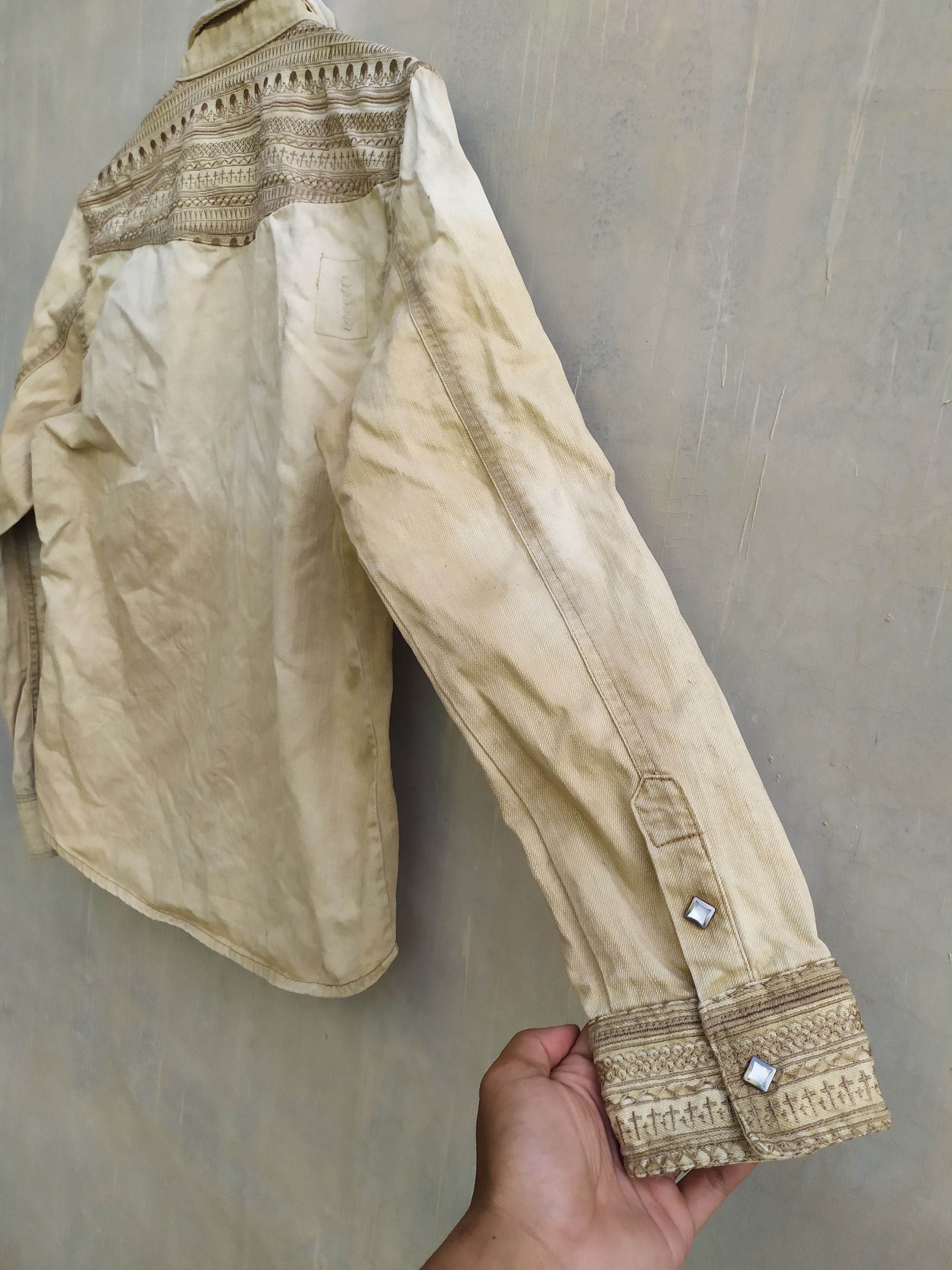 Roen Roen Skull Denim Shift Size US L / EU 52-54 / 3 - 8 Thumbnail