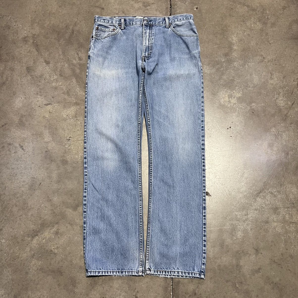 Levi's × Vintage Vintage Y2K Levis 505 Denim Jeans Light Wash Western Cowboy Size US 36 / EU 52 - 7 Thumbnail