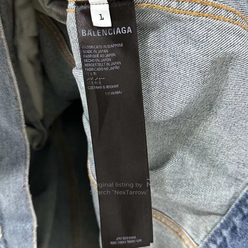 Balenciaga Balenciaga Blizzard Series Denim Sweatshirt Size US S / EU 44-46 / 1 - 6 Thumbnail