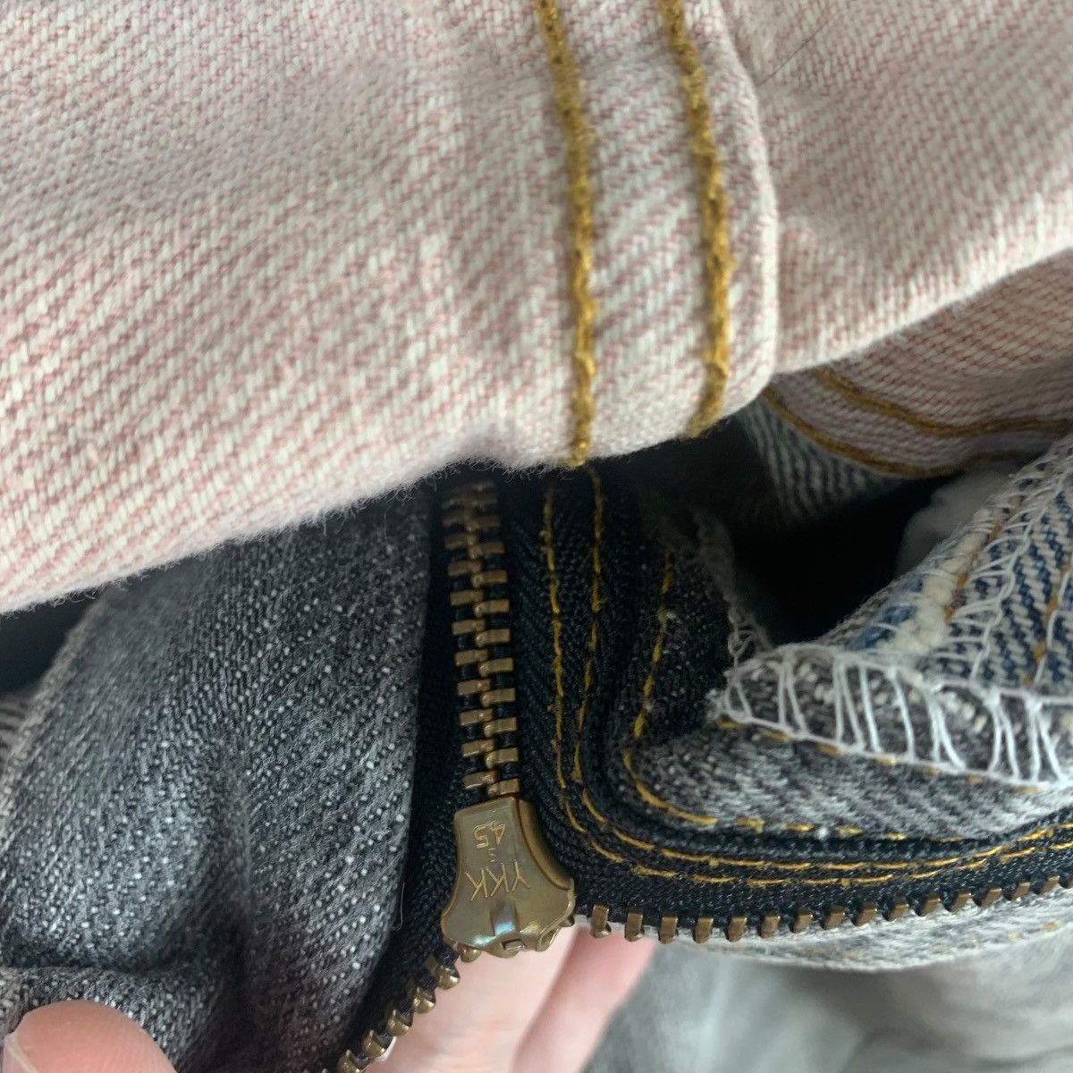 If Six Was Nine × Japanese Brand EAST20BOX japanesebrand double waist jeans Size US 31 - 15 Thumbnail