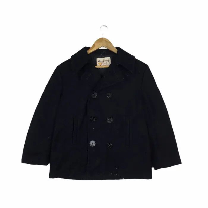 Vintage Vtg FOX KNAPP Made In USA Peacoat Jacket Blazer Sport Coat Size S / US 4 / IT 40 - 1 Thumbnail