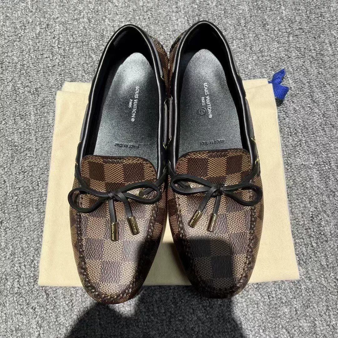 Louis Vuitton Louis Vuitton Brown Flat Loafer Shoes Size US 5 / IT 35 - 1 Thumbnail