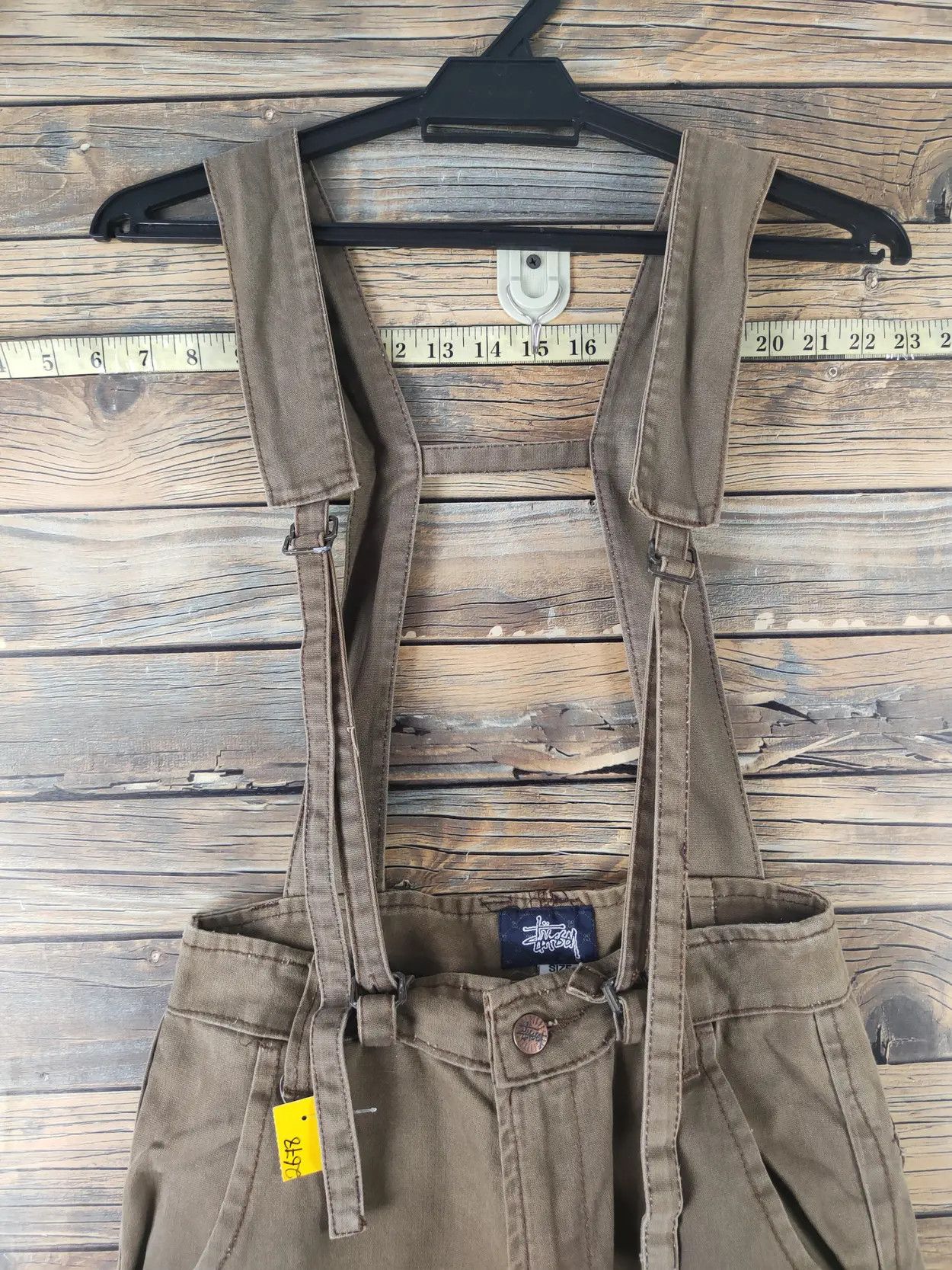 Stussy DL Stussy Olive Multipocket Tactical Jumpsuits cargo #2678 Size US 27 - 18 Thumbnail