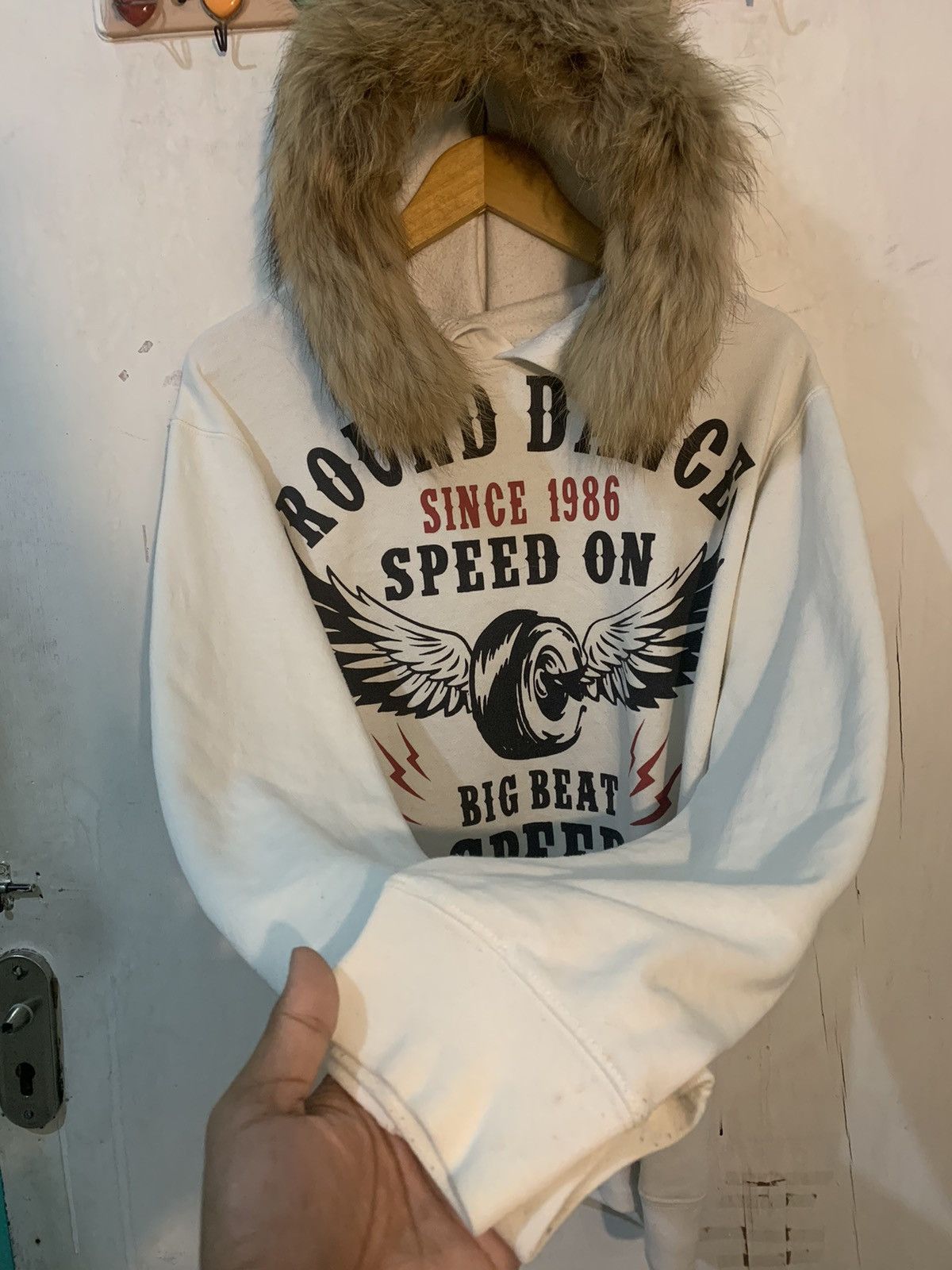 Hysteric Glamour × If Six Was Nine × Le Grande Bleu (L.G.B.) Japanese fur Hoodie Grunge punk ifsixwasnine styel Size US L / EU 52-54 / 3 - 3 Thumbnail