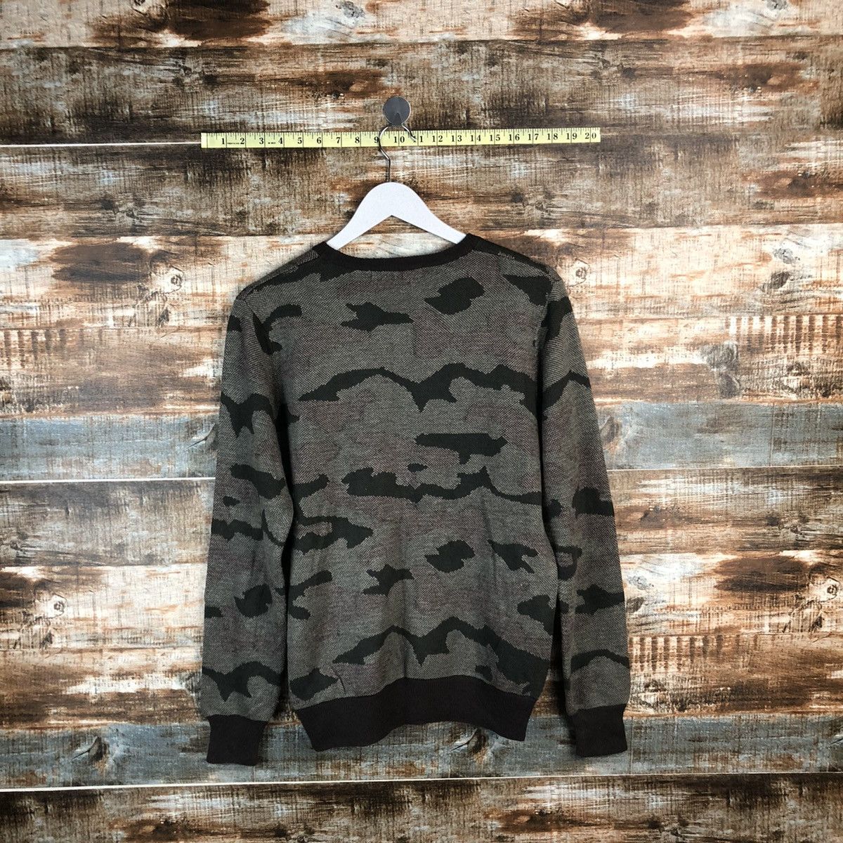 Homespun Knitwear × Japanese Brand Day in the life Camo Knitwear #A1296 Size US M / EU 48-50 / 2 - 13 Thumbnail