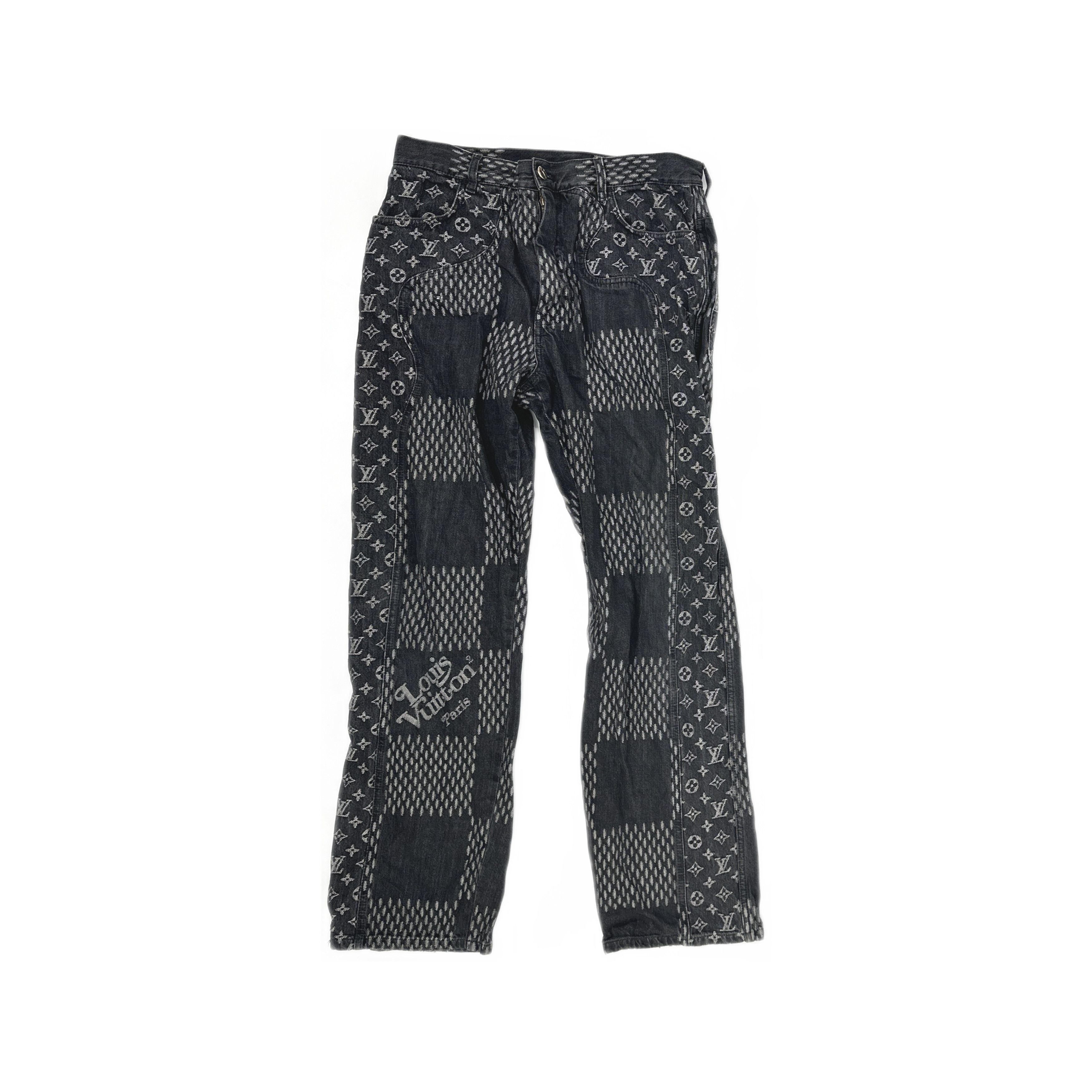 BLVCK PARIS MONOGRAM TORN JEANS MONOGRAM TORN JEANS – Blvck Paris 