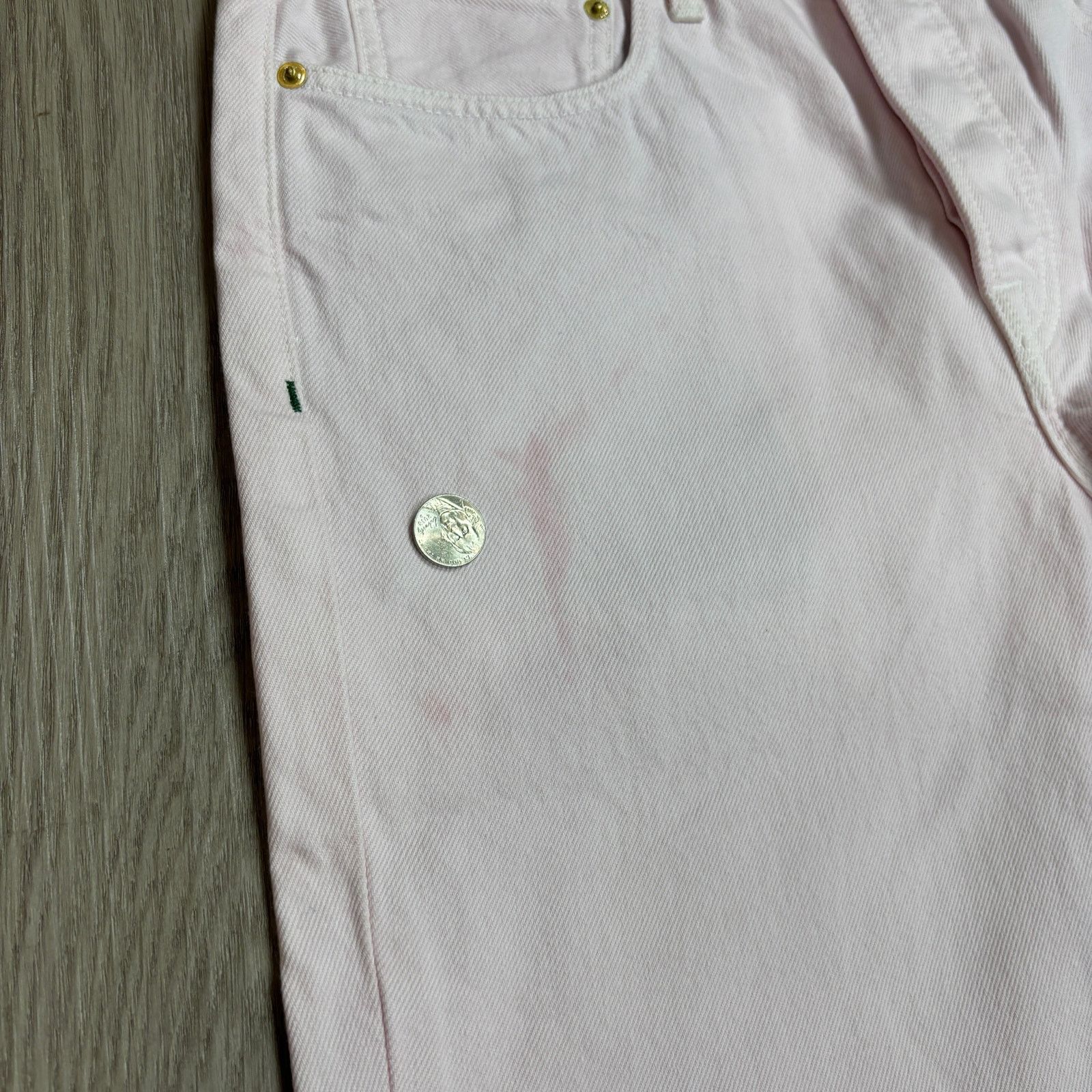 Sid Mashburn $150 Sid Mashburn Slim Straight Jeans Light Pink Men's 33x32 Size US 33 - 10 Thumbnail
