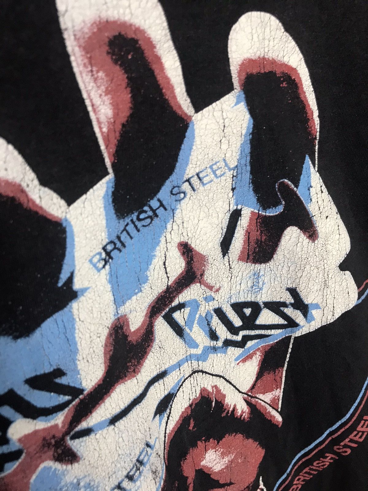 Band Tees Judas Priest British Steel faded t-shirt Size US XL / EU 56 / 4 - 4 Thumbnail