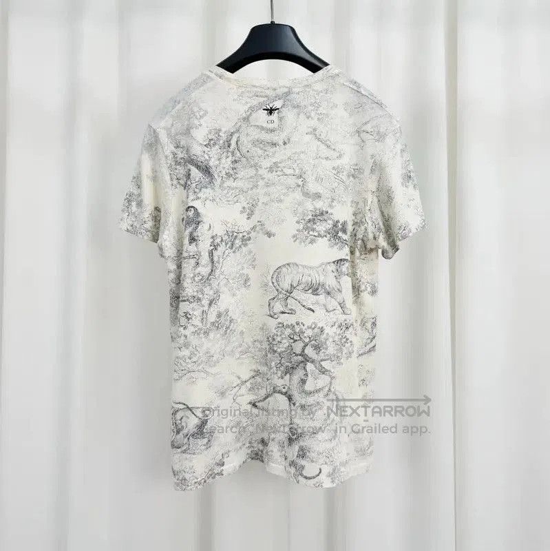 Other Dior Summer White Cotton Graphic Tee . Size XS / US 0-2 / IT 36-38 - 2 Thumbnail