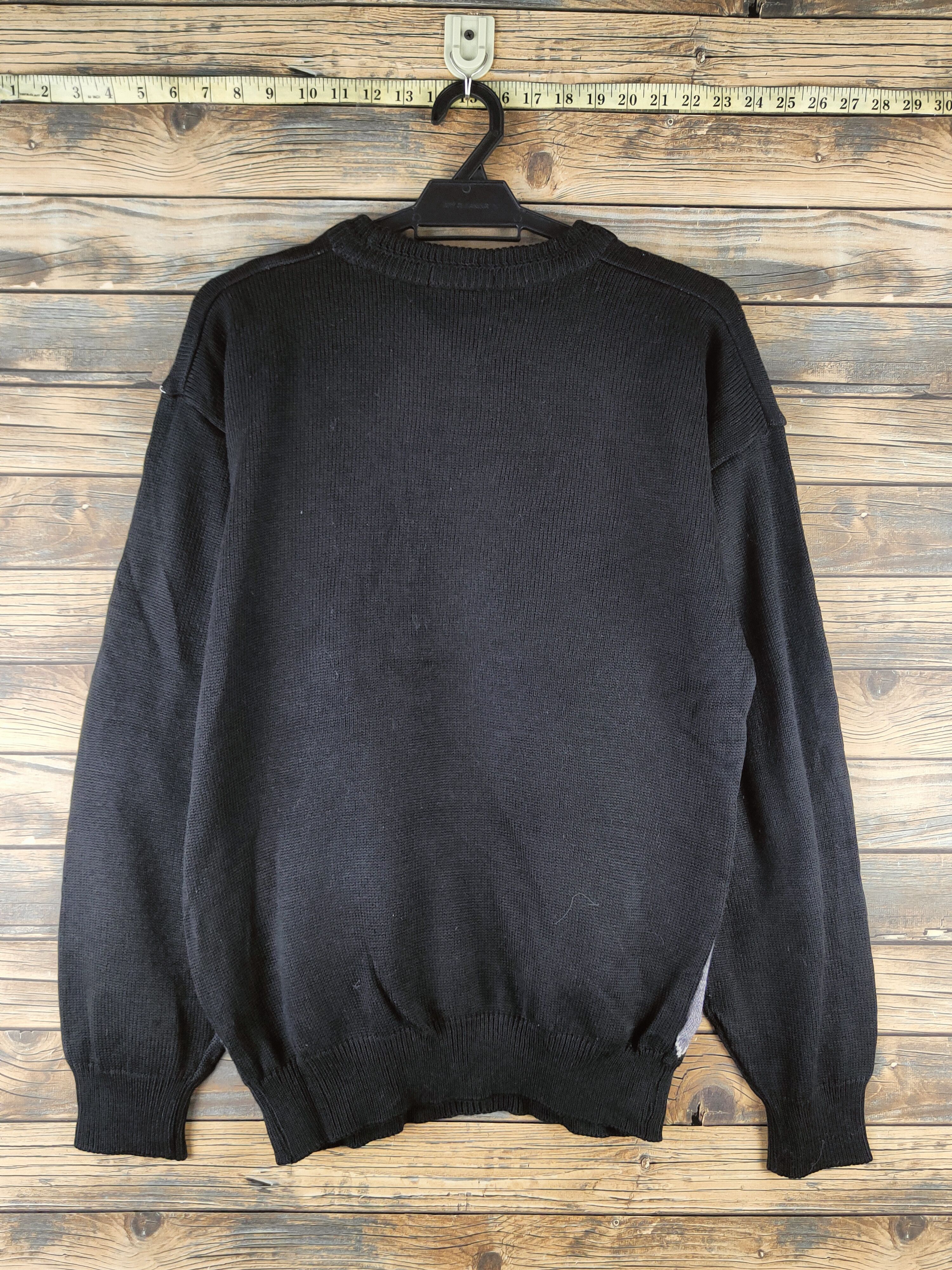Japanese Brand DL Cross Keys Black Knitwear Sweatshirts #46-950 Size US L / EU 52-54 / 3 - 7 Thumbnail