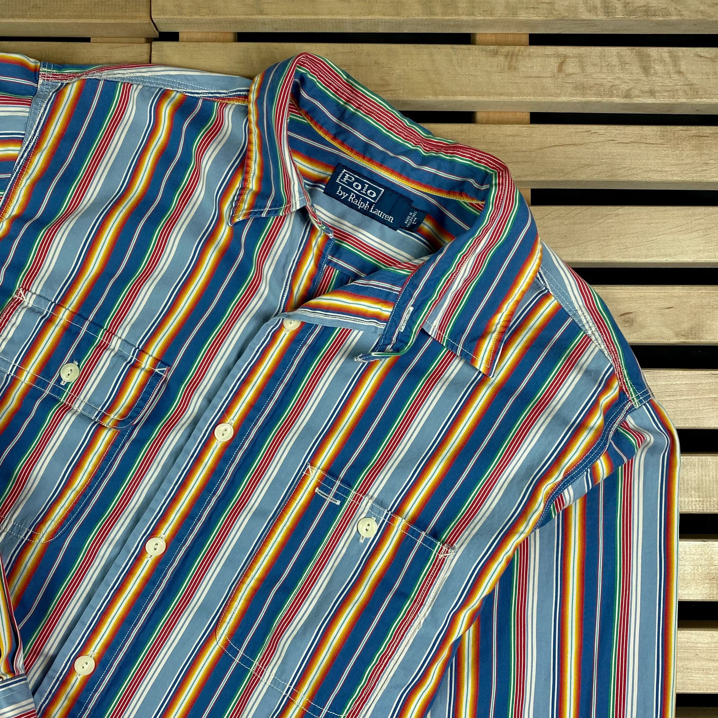 Polo Ralph Lauren × Ralph Lauren × Vintage Shirt Long Sleeve Polo Ralph Lauren Vintage Size L Size US L / EU 52-54 / 3 - 2 Thumbnail