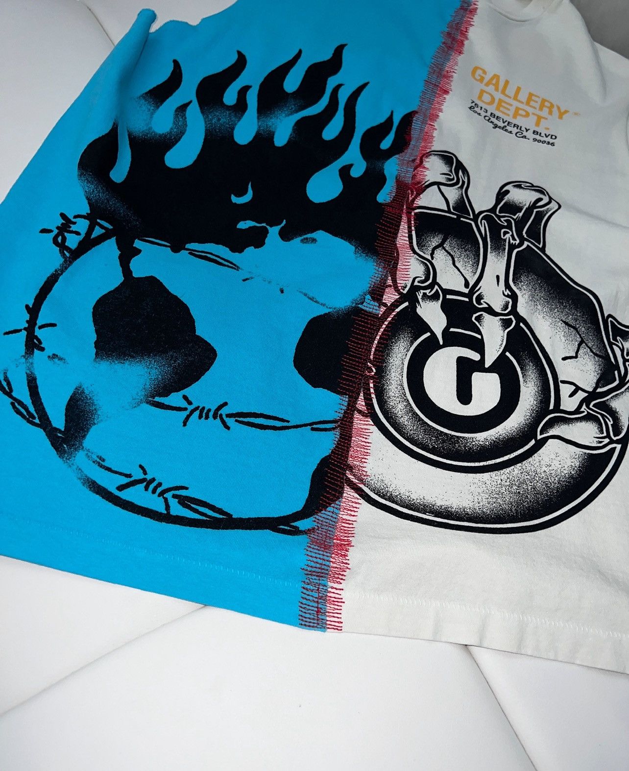Gallery Dept. Gallery dept retouch cuff off t shirt Size US L / EU 52-54 / 3 - 3 Thumbnail