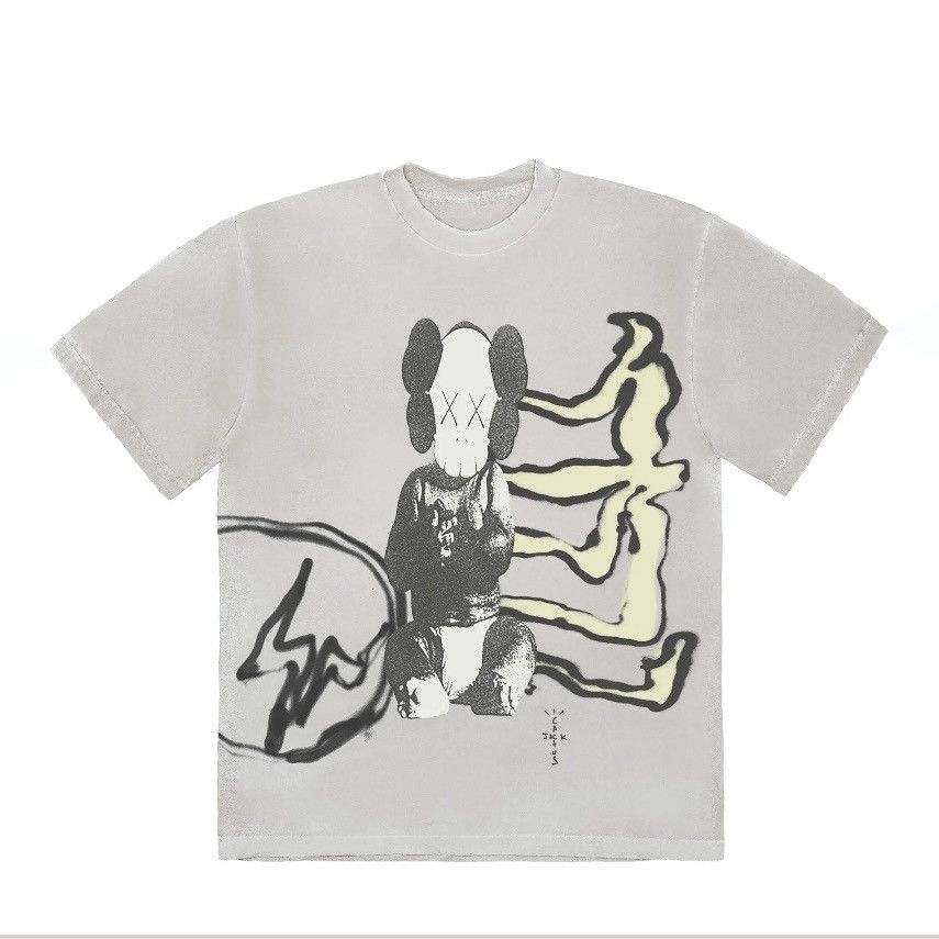 Travis Scott Travis Scott Cactus Jack Kaws Fragment Tee Size US XL / EU 56 / 4 - 1 Thumbnail