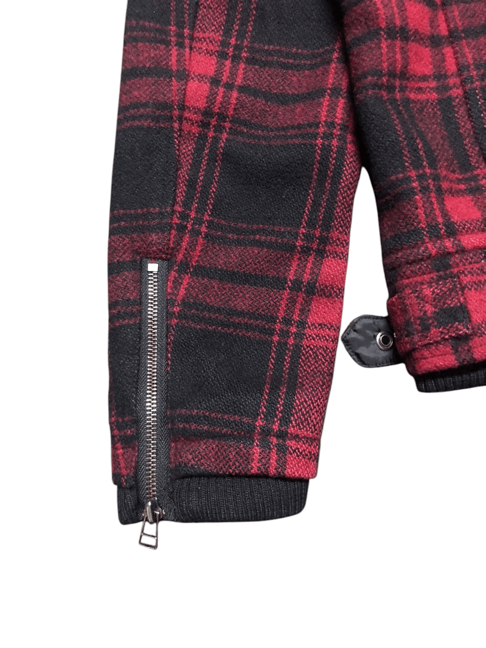 In The Attic In The Attic Plaid Peacock Zipper Jacket Wool Punk Style Size US M / EU 48-50 / 2 - 12 Thumbnail
