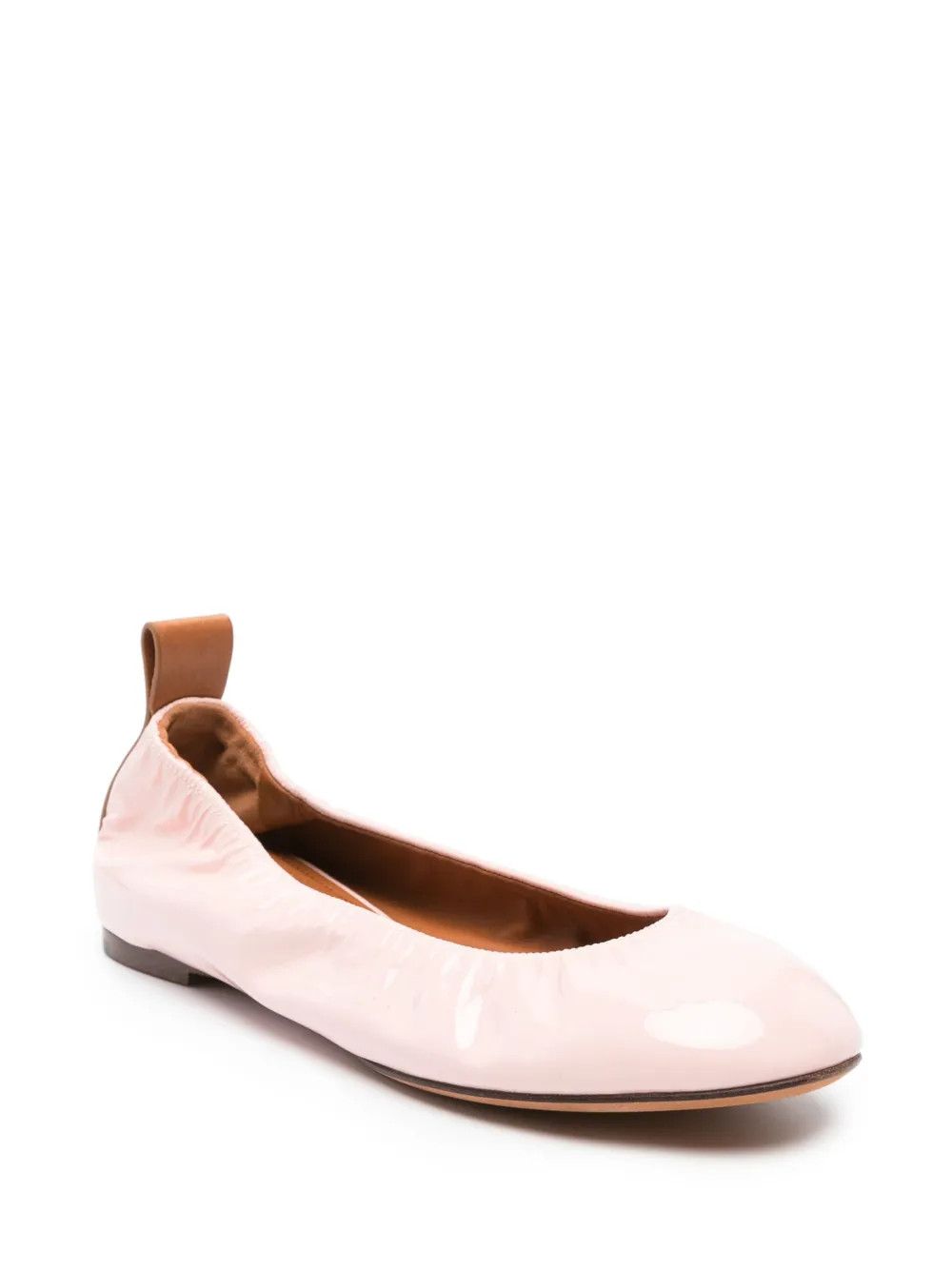 Lanvin o1y0326 Ballet Flats in Pink Size US 5 / IT 35 - 2 Thumbnail