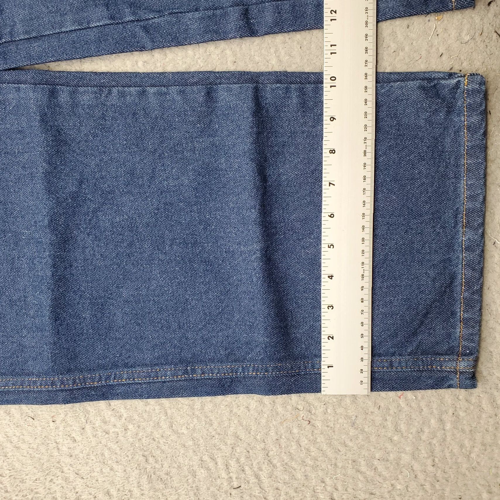 Dickies Dickies Jeans Mens Blue Denim Relaxed Fit Wide-Leg 40 Mens Size 40 Blue Denim Dickies CR39RB Vintage? N/A Size US 40 / EU 56 - 5 Thumbnail