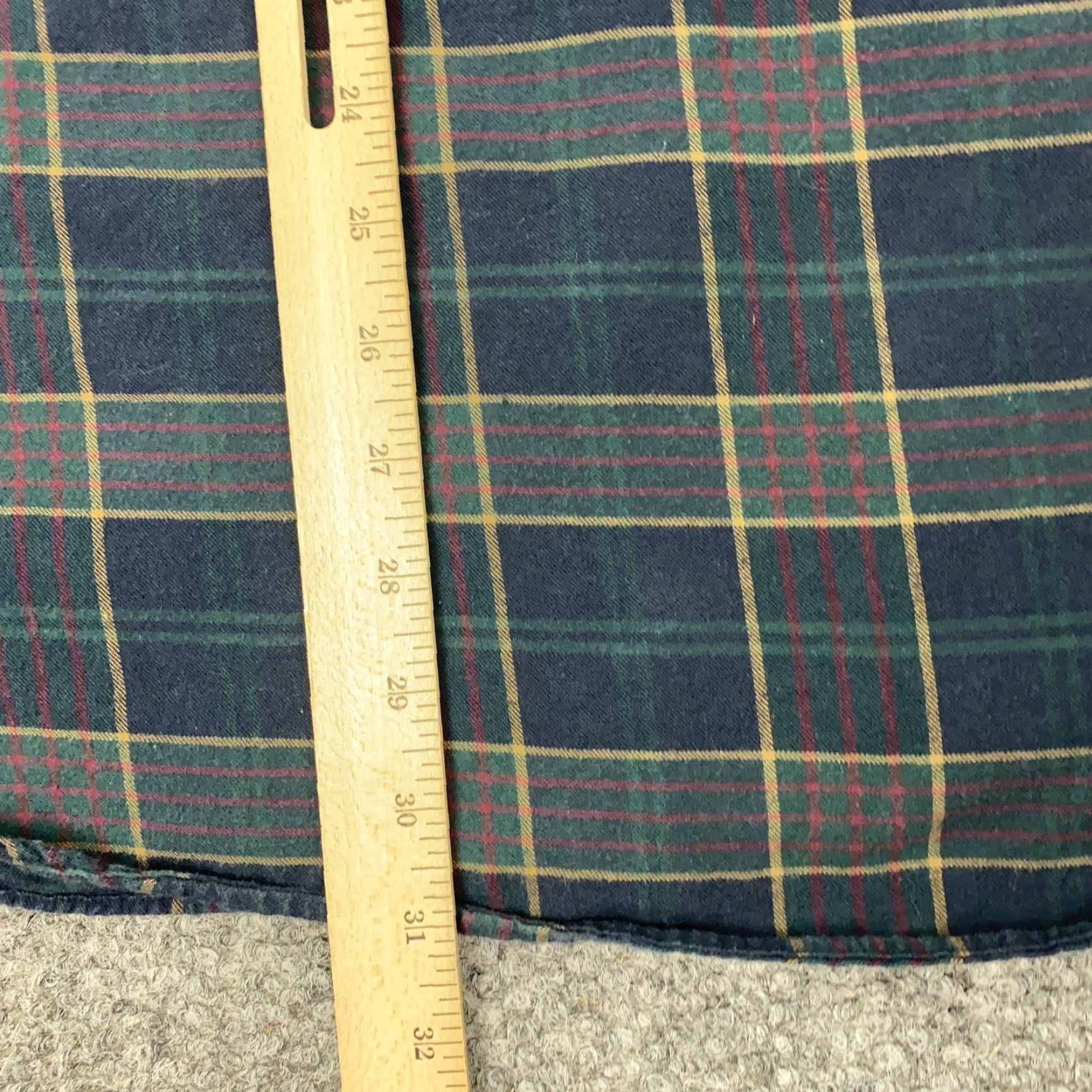 Ralph Lauren VINTAGE Ralph Lauren Shirt Mens Large Plaid Flannel Button-Down Casual Preppy Embroidered Pony Logo Green Size US L / EU 52-54 / 3 - 6 Thumbnail