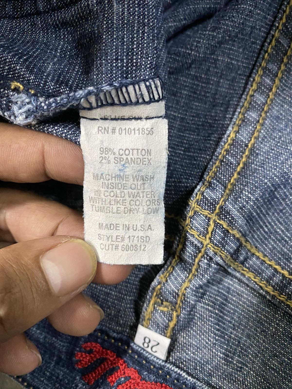 Cult Of Individuality × Vintage Flare Jeans Cult Vintage 90s Flared @212 Size US 28 / EU 44 - 5 Thumbnail