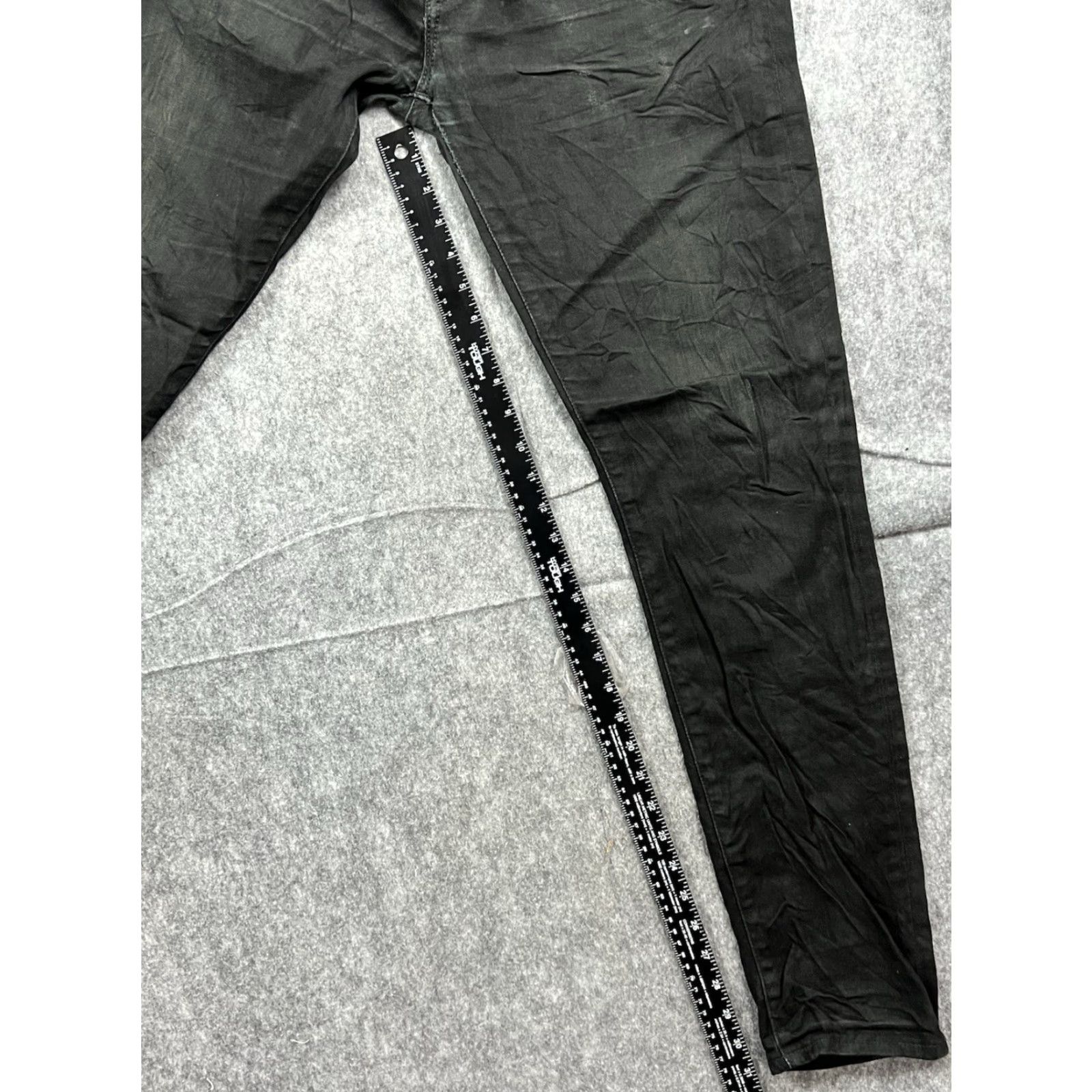 Levi's Levi's 512 Jeans Slim Regular 33x34 Denim Black 90s USA City Distressed Tapered Mens Size US 33 - 4 Thumbnail
