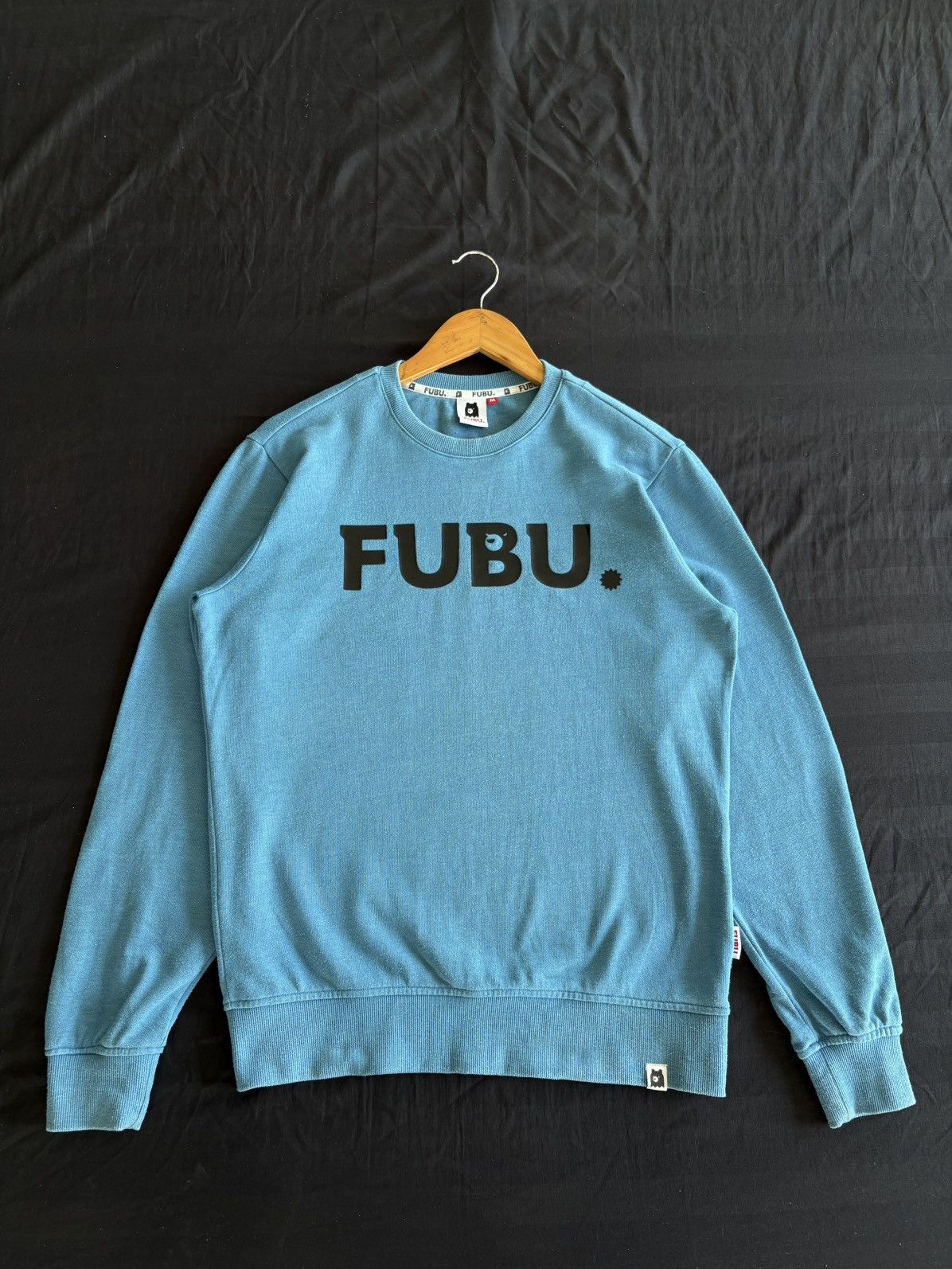 Fubu Fubu Spellout Singature Logo Blue Sweatshirt Size US M / EU 48-50 / 2 - 1 Thumbnail