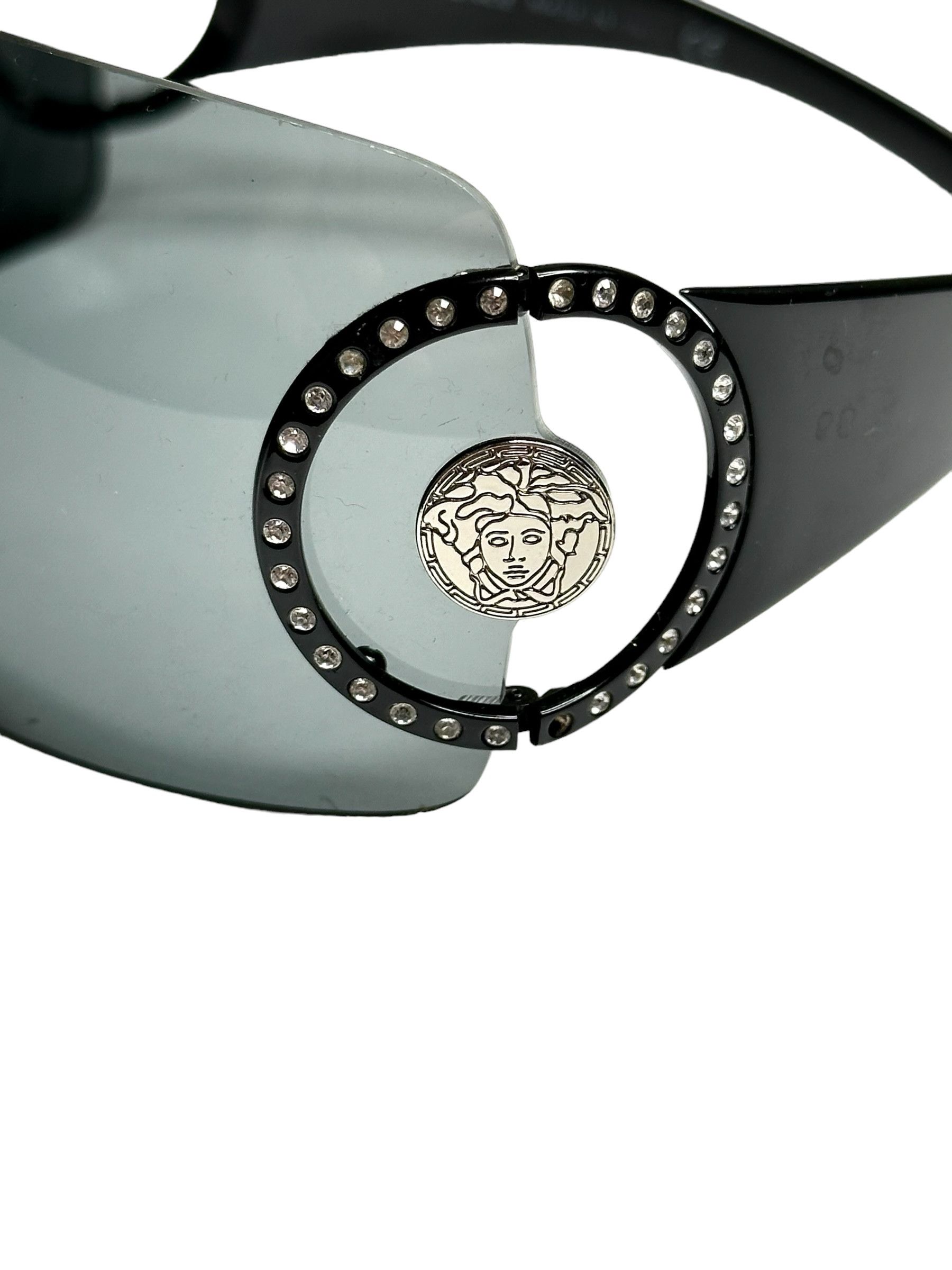 Versace Versace Mask Medusa Logo Sunglasses Size ONE SIZE - 7 Thumbnail