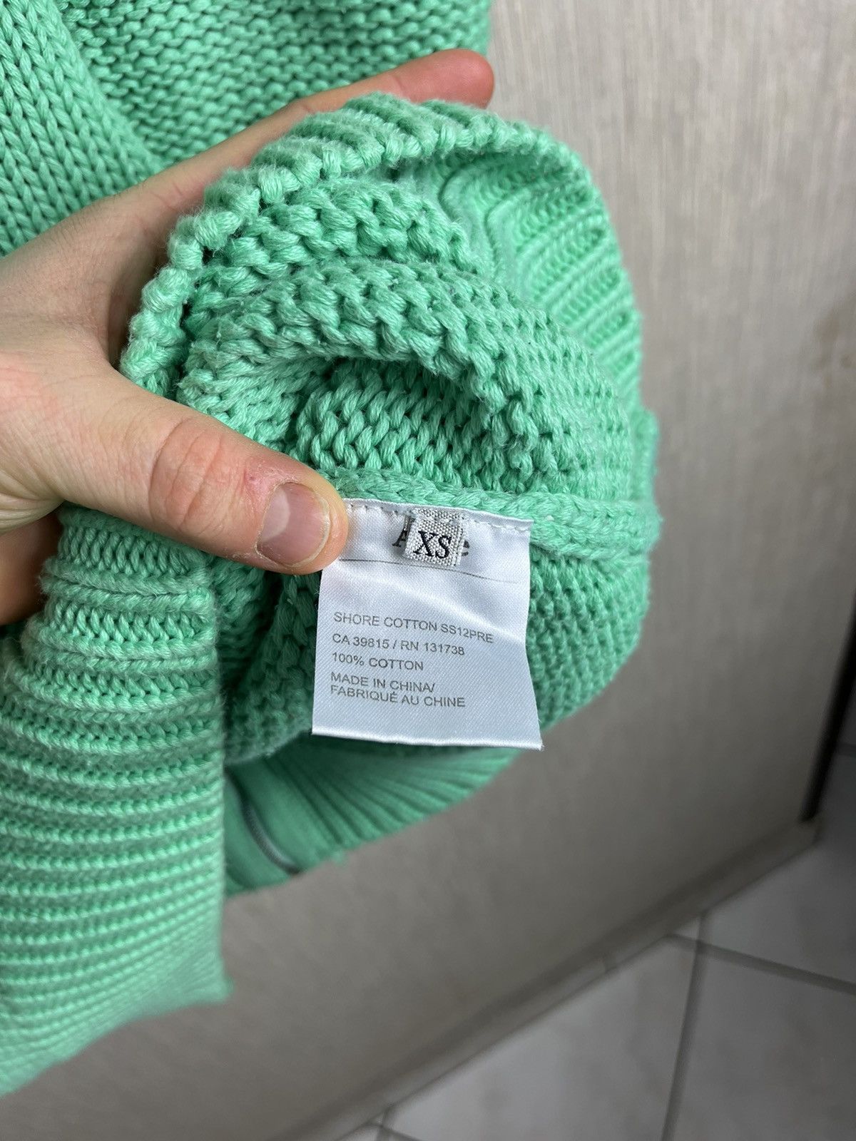 Acne Studios × Vintage Acne Studios shore cotton knit SS12PRE oversize sweater Size XS / US 0-2 / IT 36-38 - 14 Thumbnail
