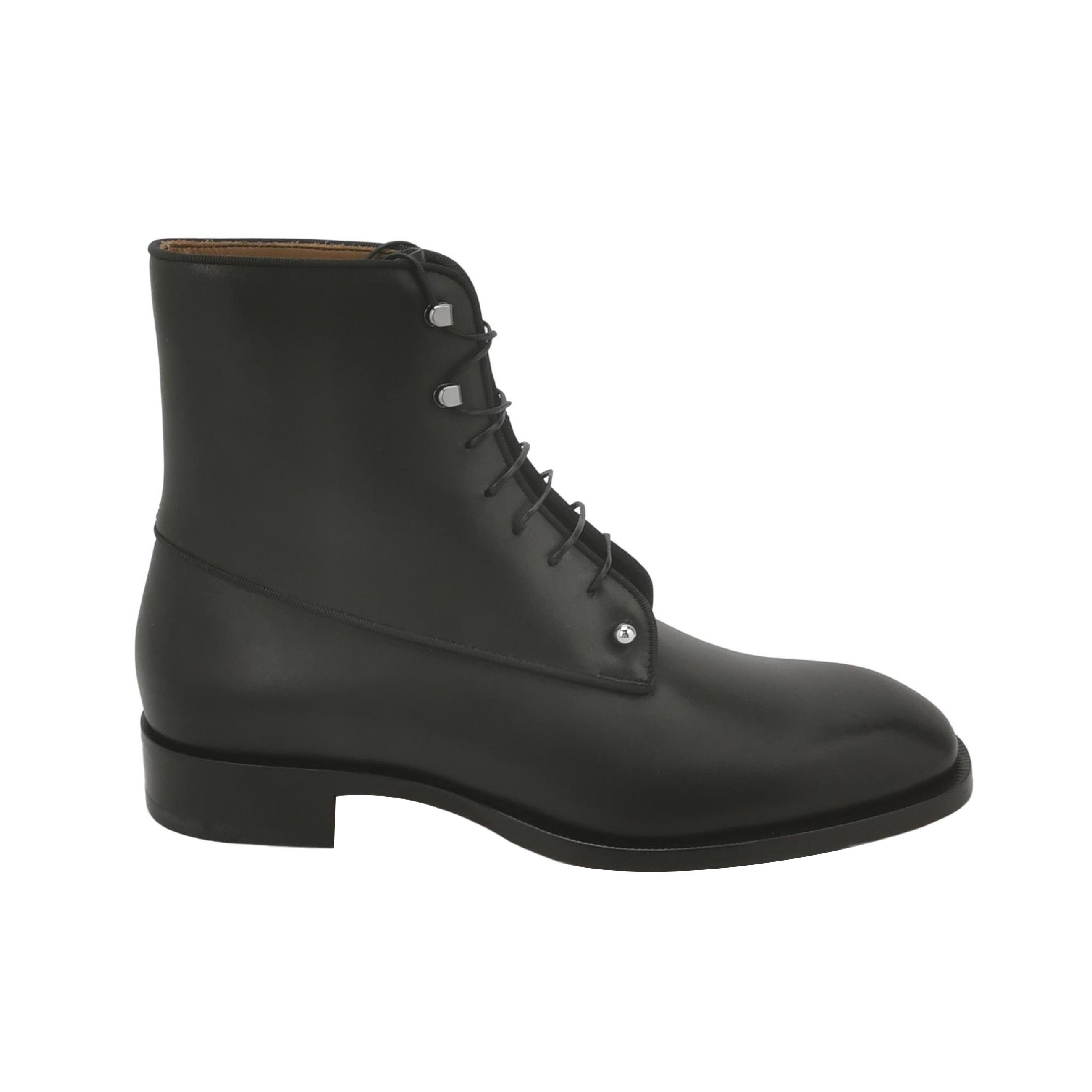 Christian Louboutin Christian Louboutin Black Leather Chambeliboot Size 40 Size US 7 / EU 40 - 1 Thumbnail