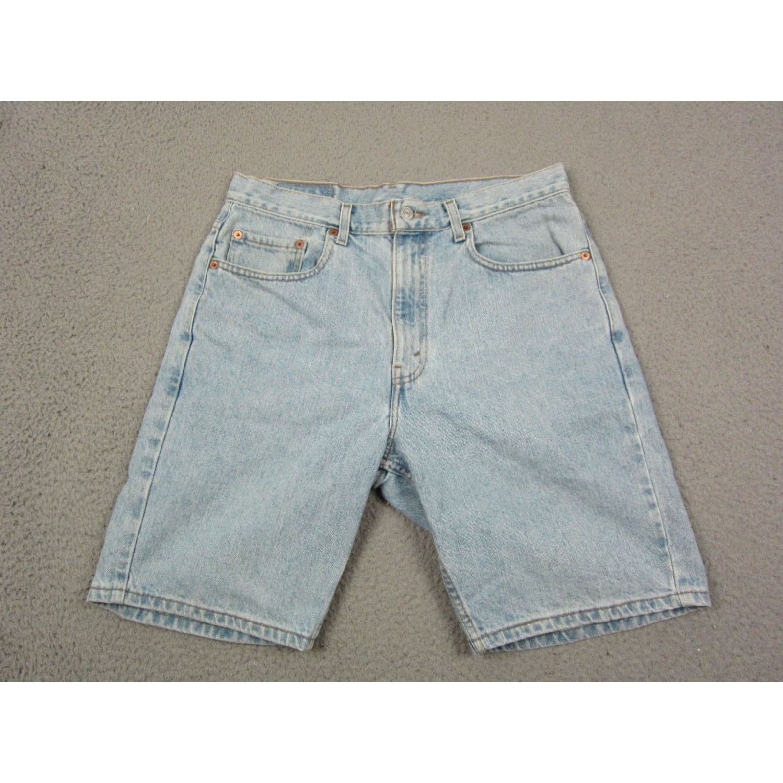 Levi's VINTAGE Levi's Shorts Mens 33 Blue Denim 90s Jeans Jorts Regular Fit Size US 33 - 5 Thumbnail