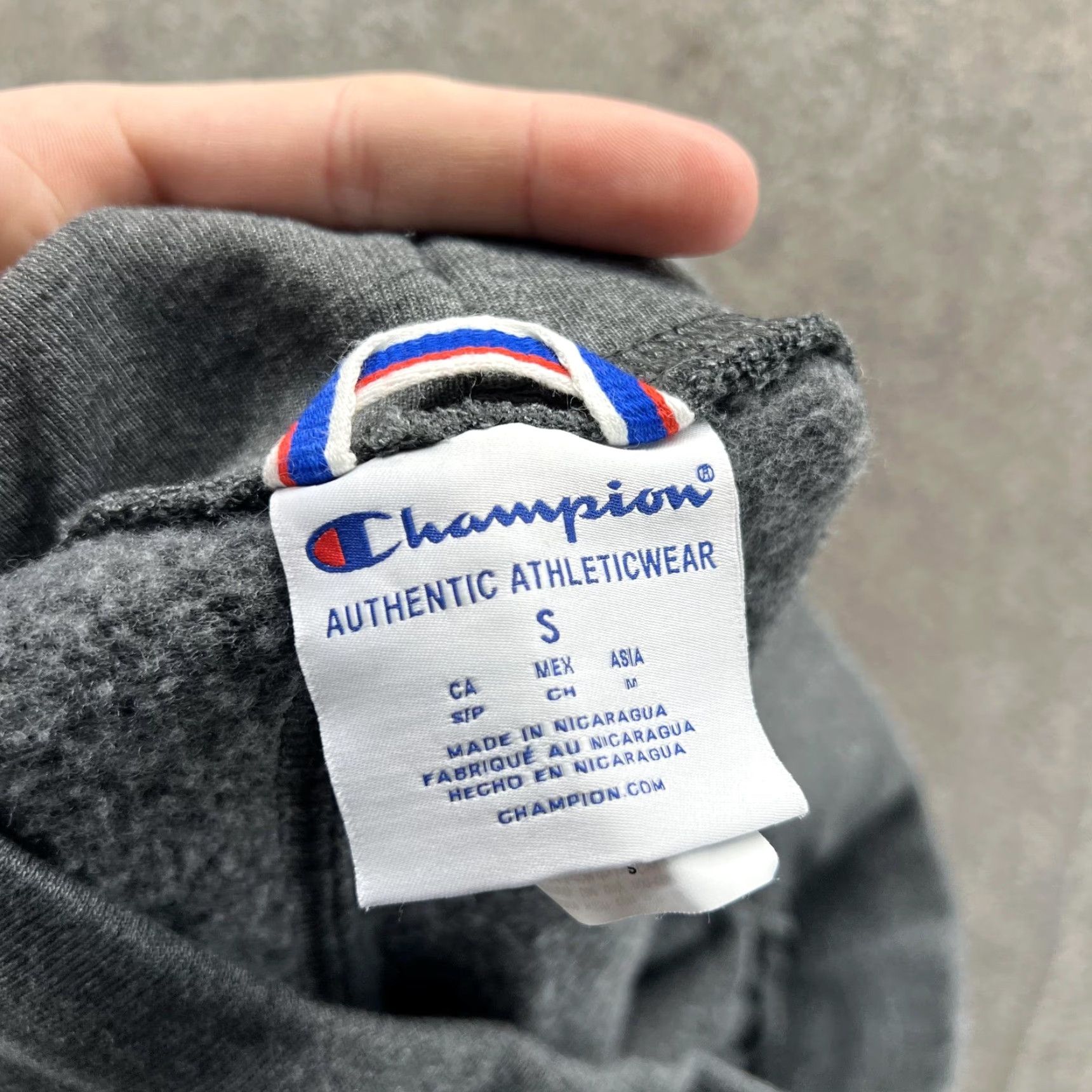 Champion Champion Sweatpants Mens Small Gray Fleece Jogger Pants Logo Athletic Lounge Size US 29 - 2 Thumbnail
