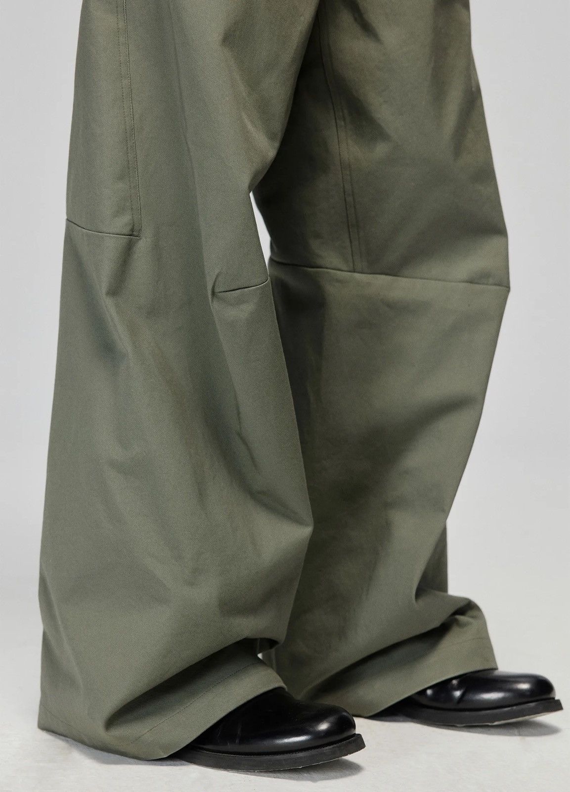 SIMPLE PROJECT Simple Project Cotton Wide Trousers Size US 30 / EU 46 - 3 Thumbnail
