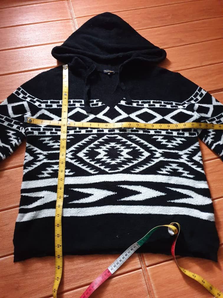 PPFM Purple & Yellow black and white Navajo Sweater Size US S / EU 44-46 / 1 - 7 Thumbnail