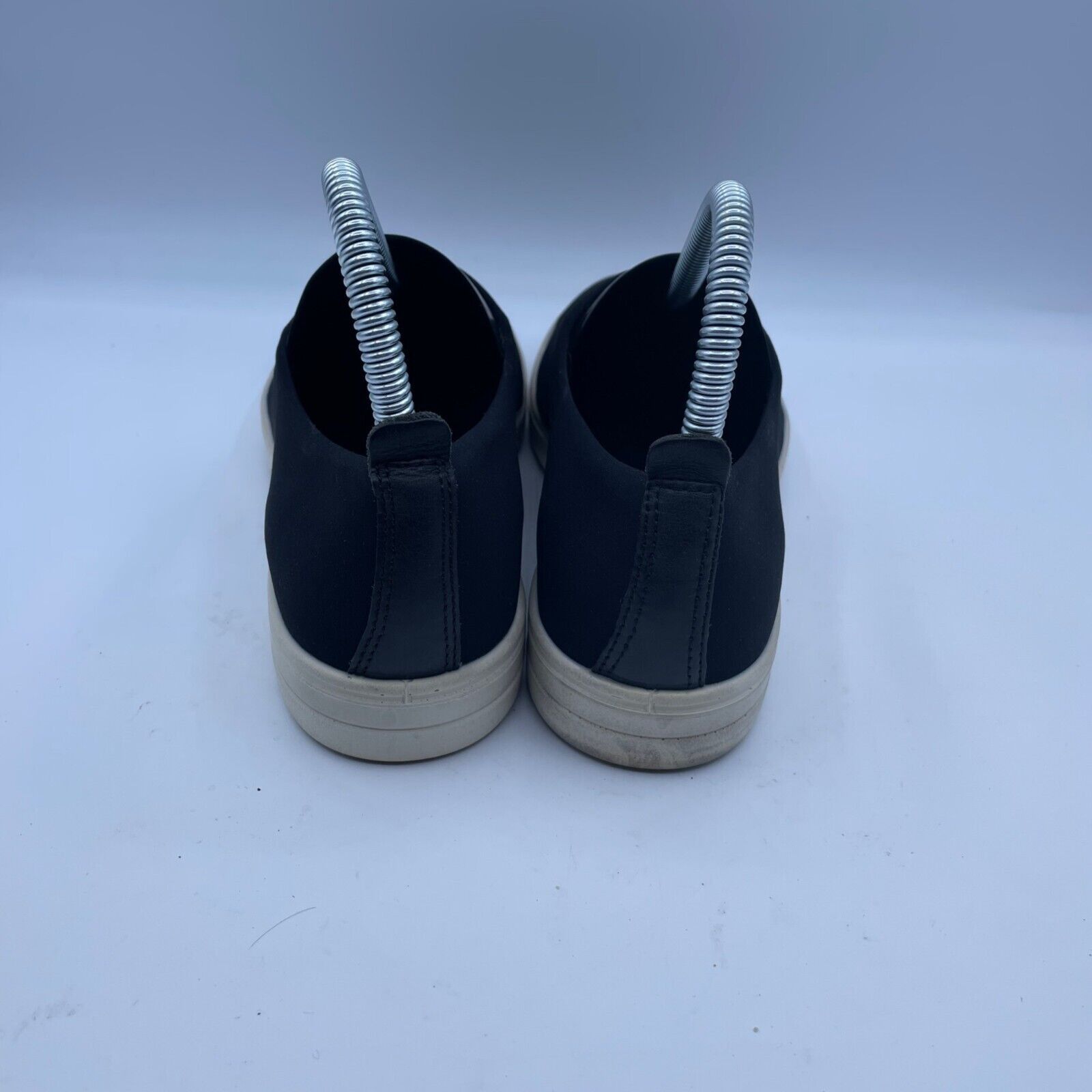 Ecco ecco Soft Slip On Black White Leather Shoes Womens 36 Size US 5 / IT 35 - 4 Thumbnail