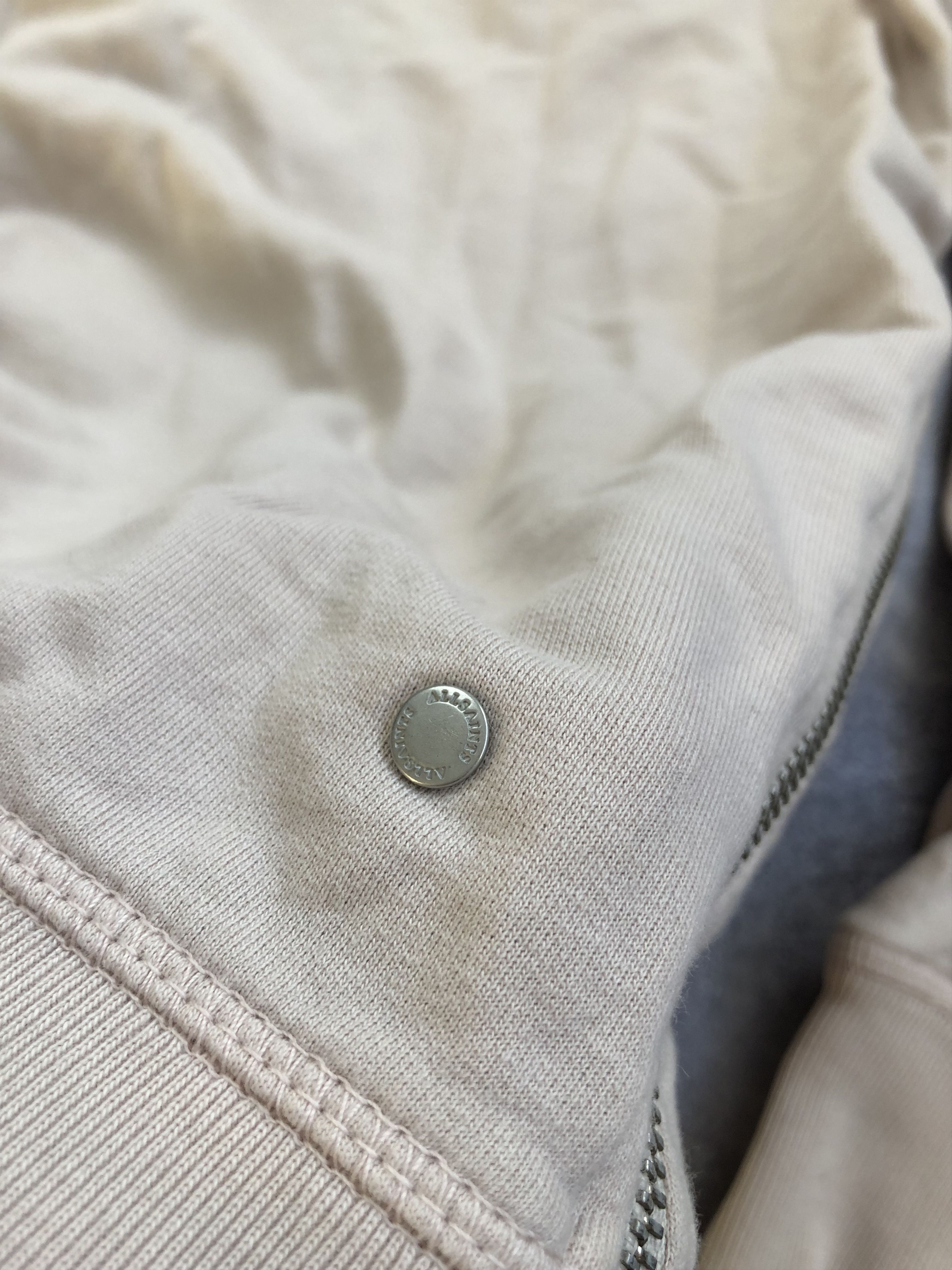 Allsaints ALLSAINTS Avantgarde Zip Sweatshirt Beige Streetwear S Size Size US S / EU 44-46 / 1 - 6 Thumbnail