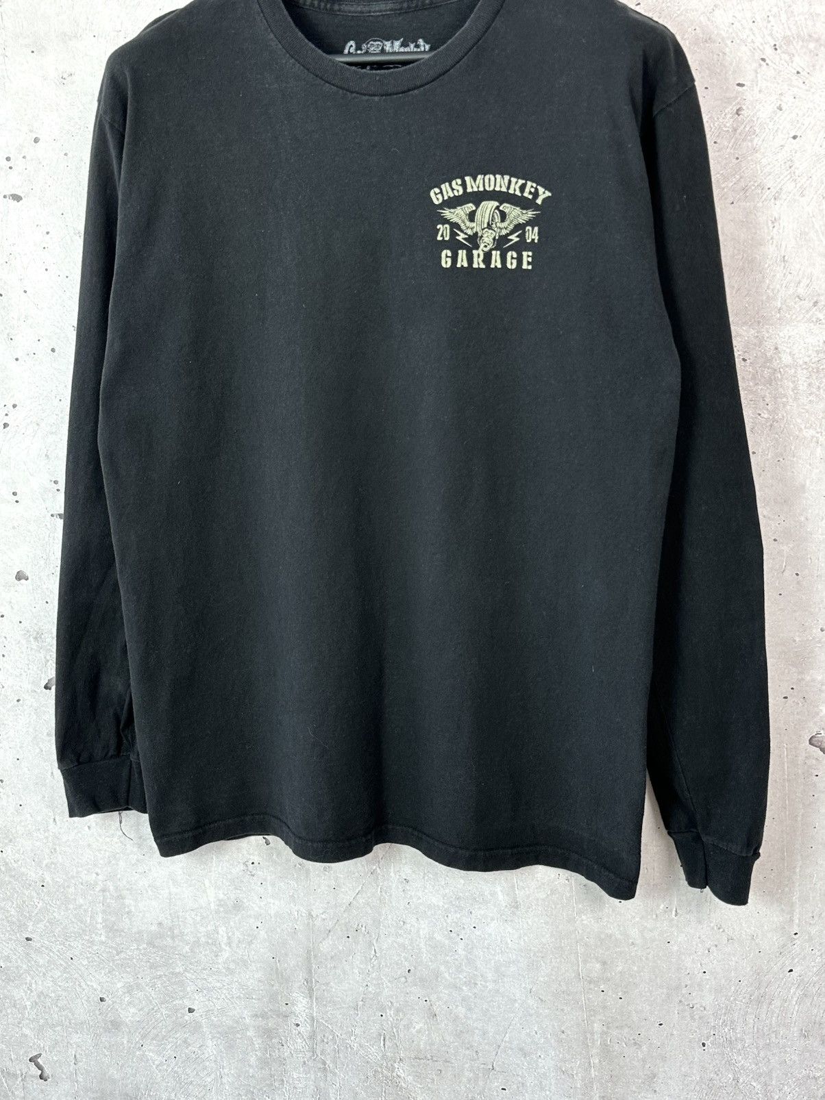 Vintage Vintage Gas Monkey Garage Made in USA Long Sleeve Size US L / EU 52-54 / 3 - 4 Thumbnail