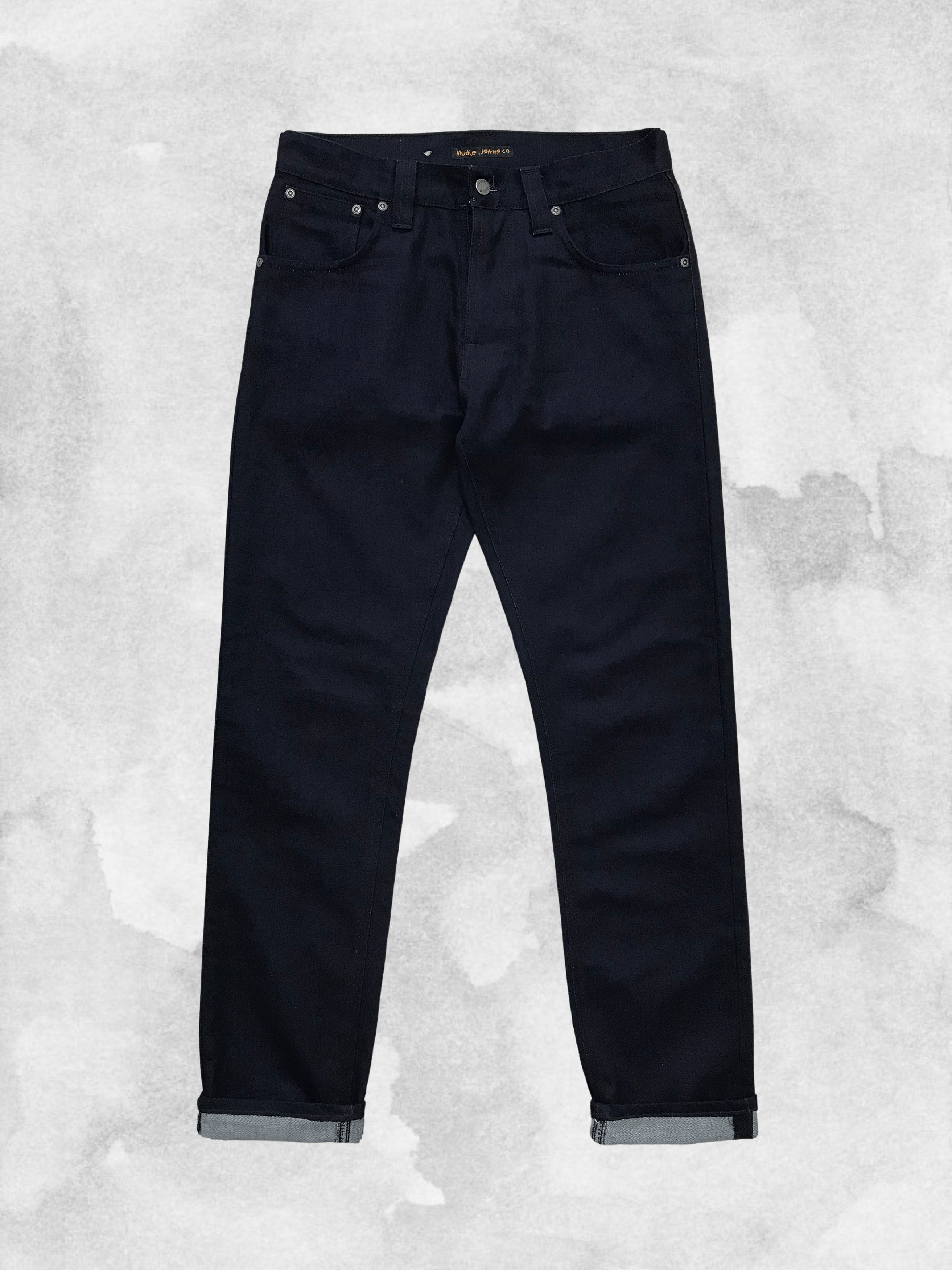 Nudie Jeans Steady Eddie Dry Broken Navy Jeans Denim Pants
