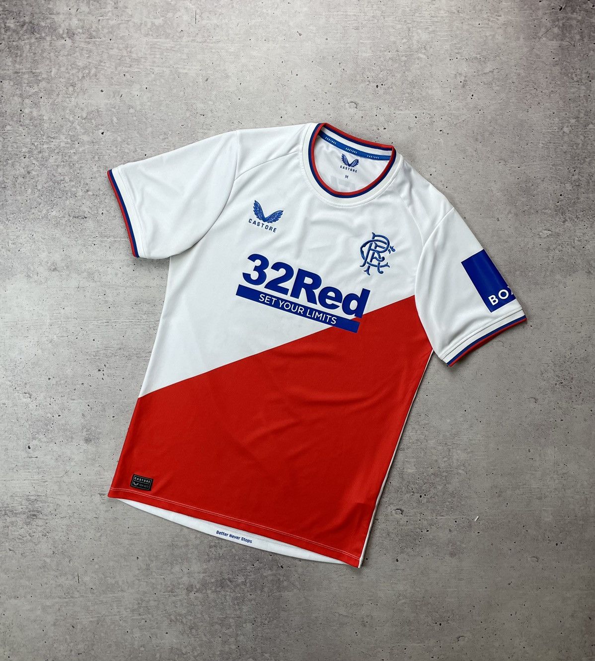 Castore Castore Glasgow Rangers Soccer Jersey Size M Size US M / EU 48-50 / 2 - 1 Thumbnail
