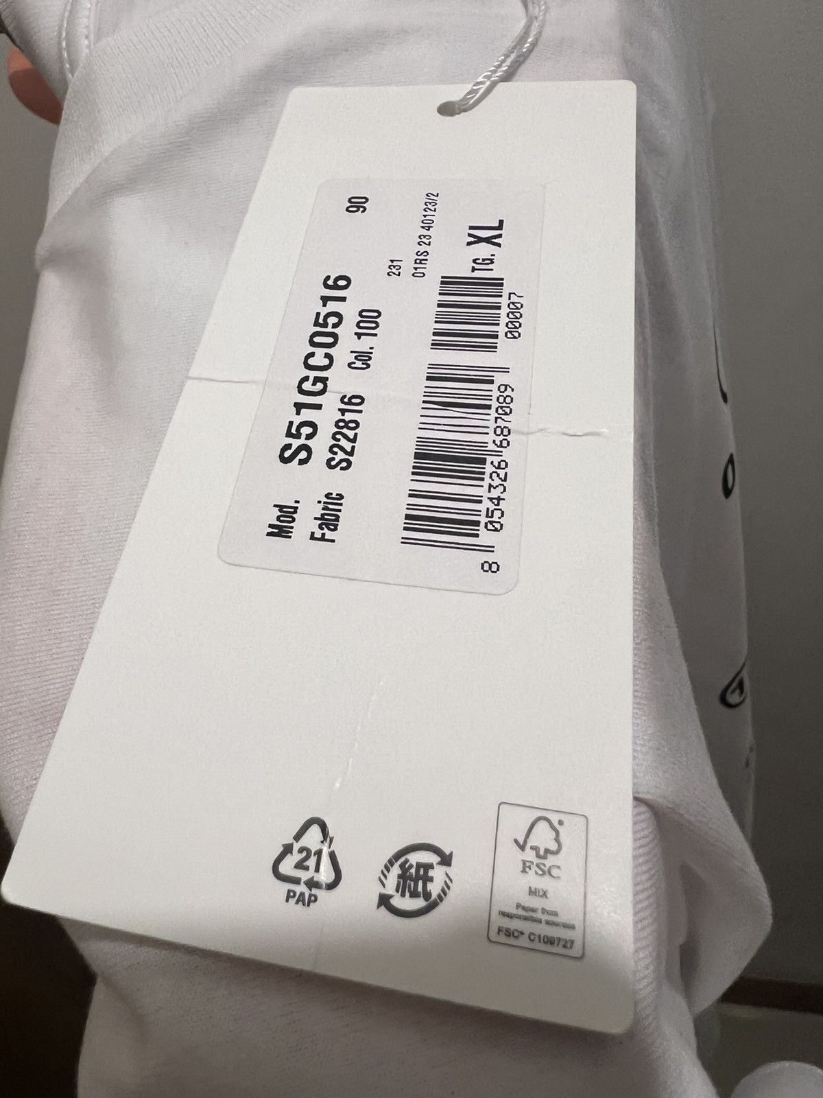 Maison Margiela MAISON MARGIELA Graphic short sleeve T-shirt Size US XL / EU 56 / 4 - 6 Thumbnail