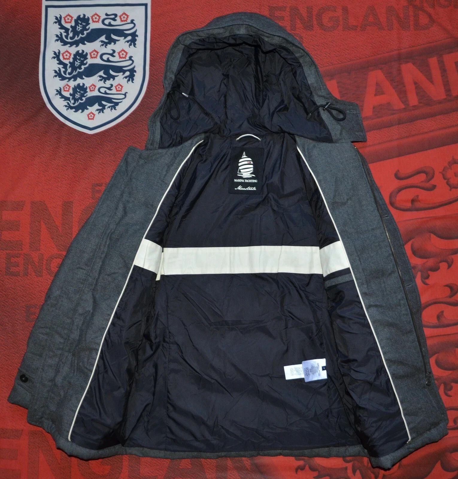 Other MARINA YACHTING MAN GREY QUILTED DOWN PADDED JACKET SIZE 48 Size US M / EU 48-50 / 2 - 16 Thumbnail