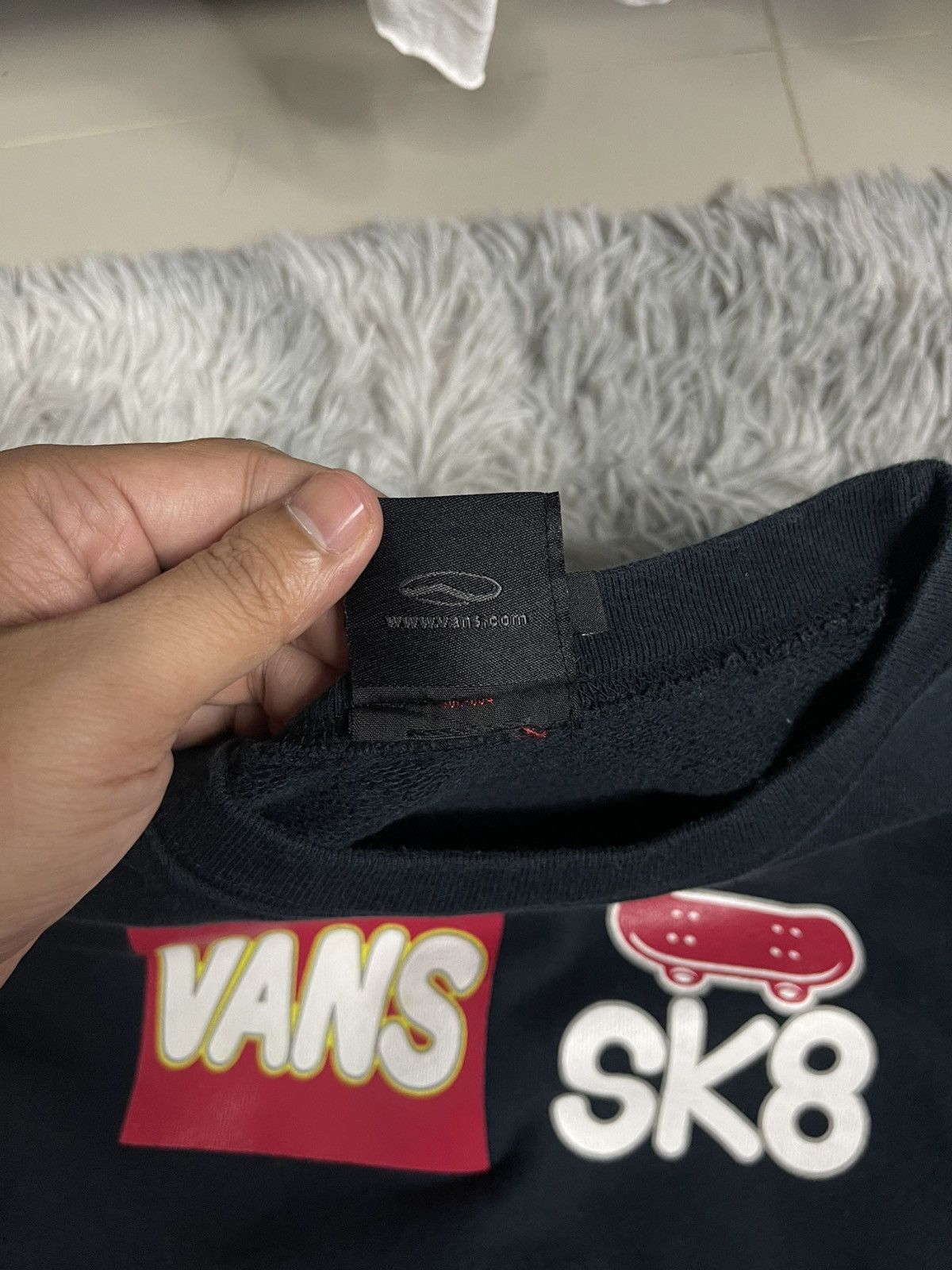 Vans VANS Vintage (Y2K) Skateboard SK8 '02 Block Letter Crewneck Size US L / EU 52-54 / 3 - 7 Thumbnail