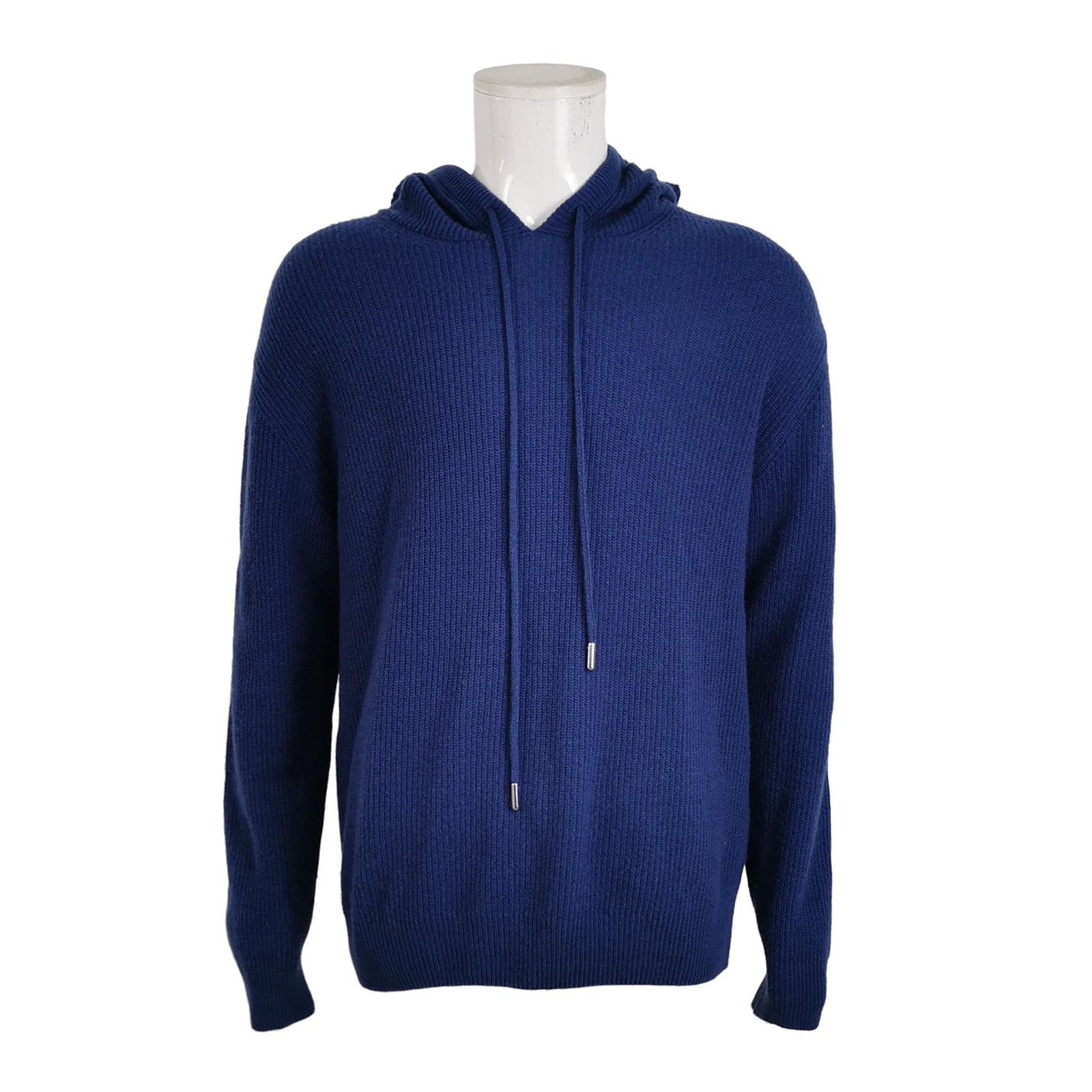 Moncler Moncler XXL Wool-Cashmere Solid Hooded Sweater Size US XXL / EU 58 / 5 - 1 Thumbnail