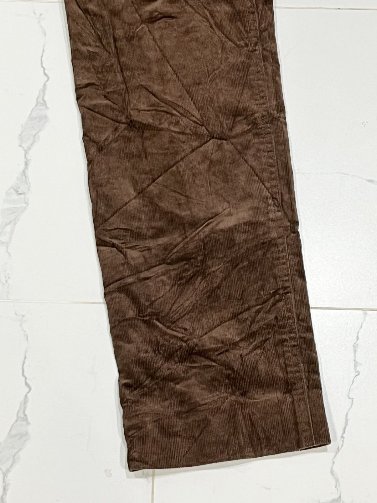 Aquascutum Aquascutum Japan Corduroy Trousers Brown Classic Pants Size US 30 / EU 46 - 10 Thumbnail