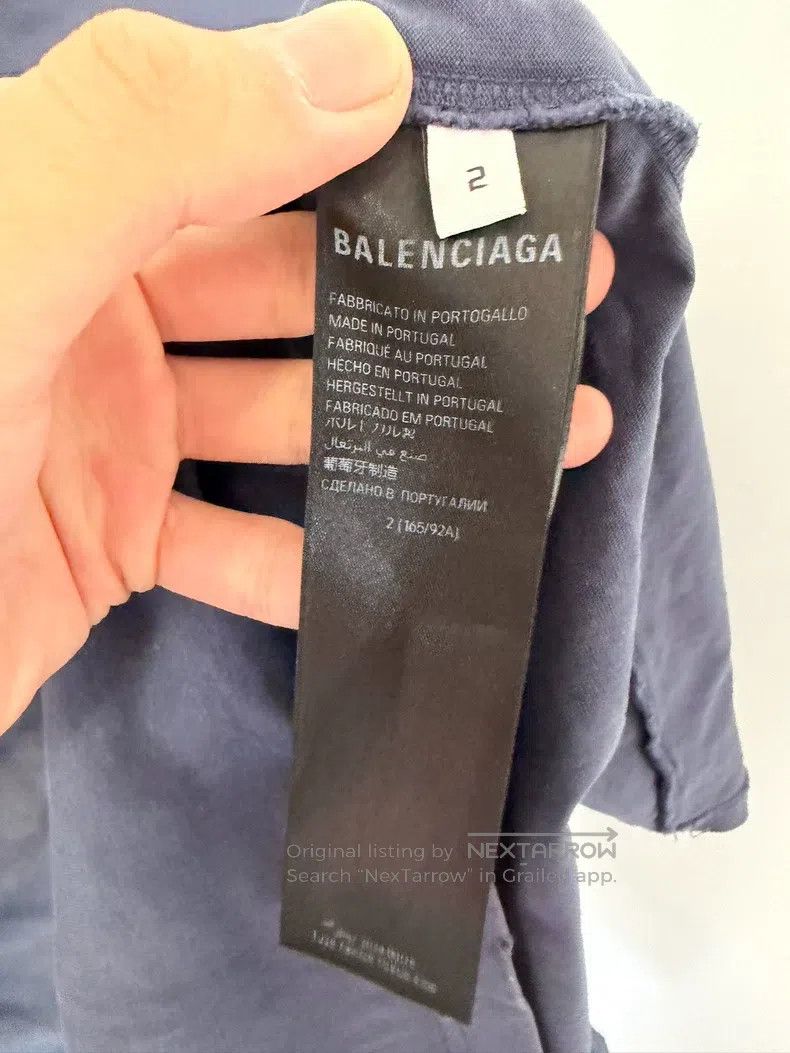 Balenciaga Balenciaga Dark Blue Bitcoin Short Sleeve Size US M / EU 48-50 / 2 - 4 Thumbnail