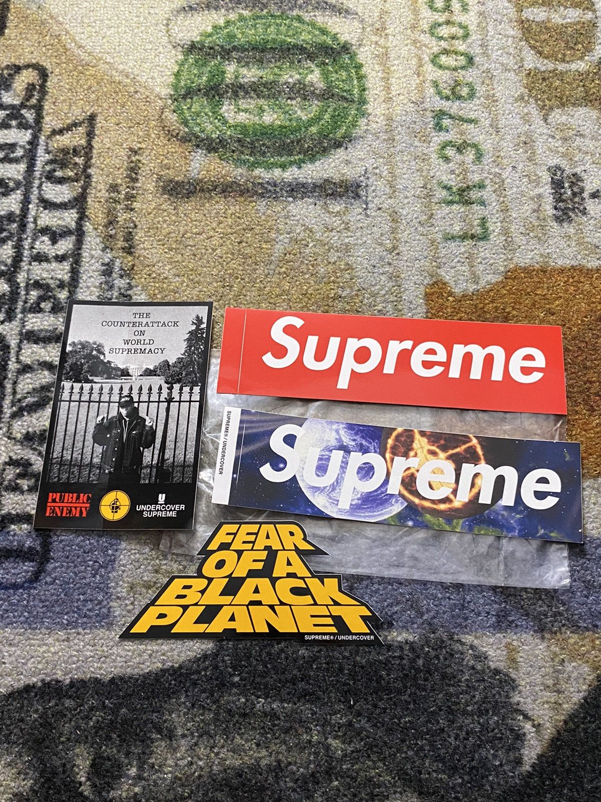 Supreme x Undercover x Public Enemy Sticker Pack