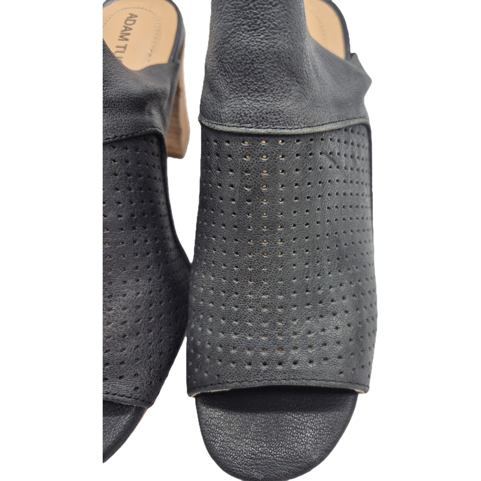 Other Adam Tucker Mylee Heeled Mule Slide Sandals Women's 6.5 Blac Size US 6.5 / IT 36.5 - 7 Thumbnail