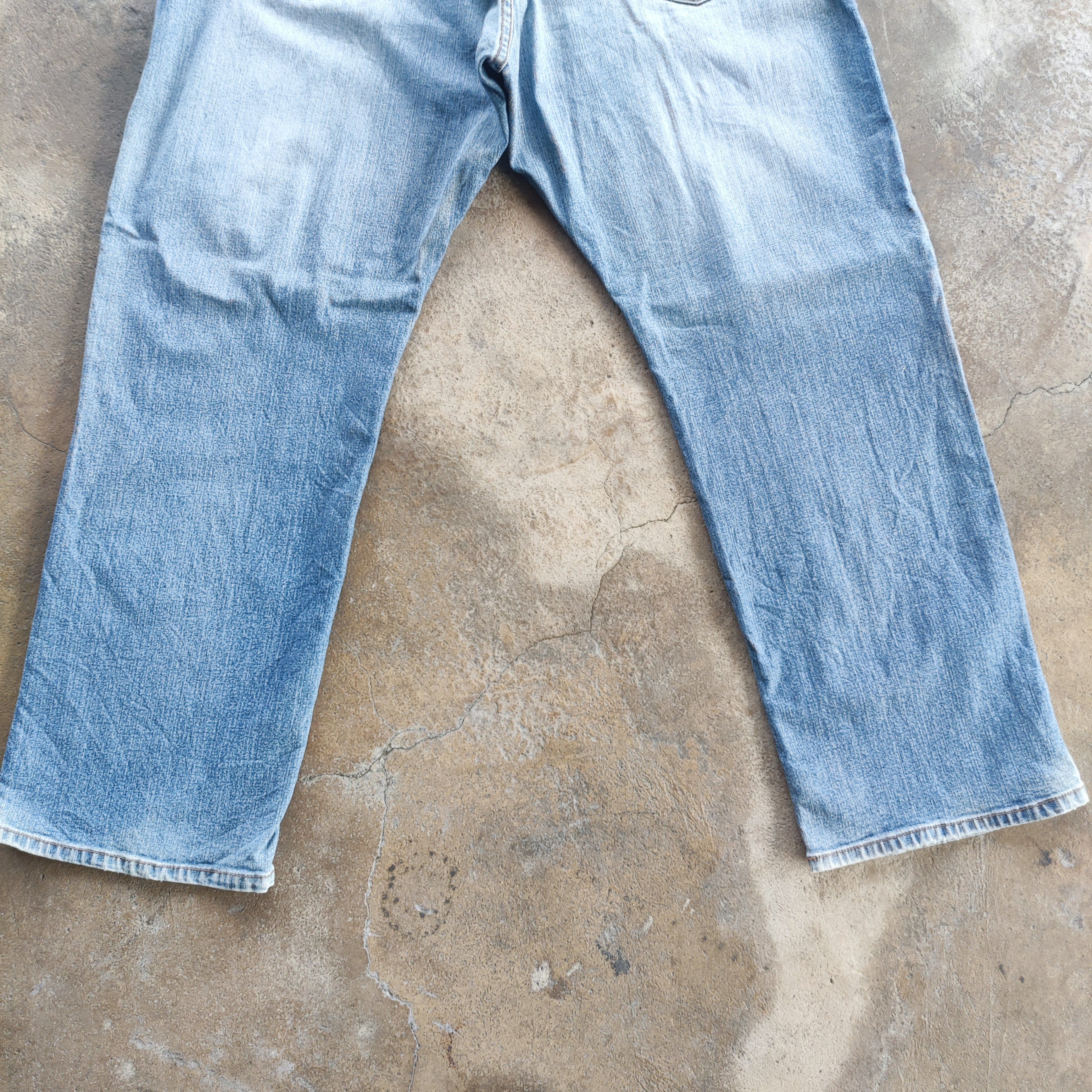 Japanese Brand Vintage Topvalu Brand Buggy Jeans Faded Ripped Pants Size US 37 - 10 Thumbnail