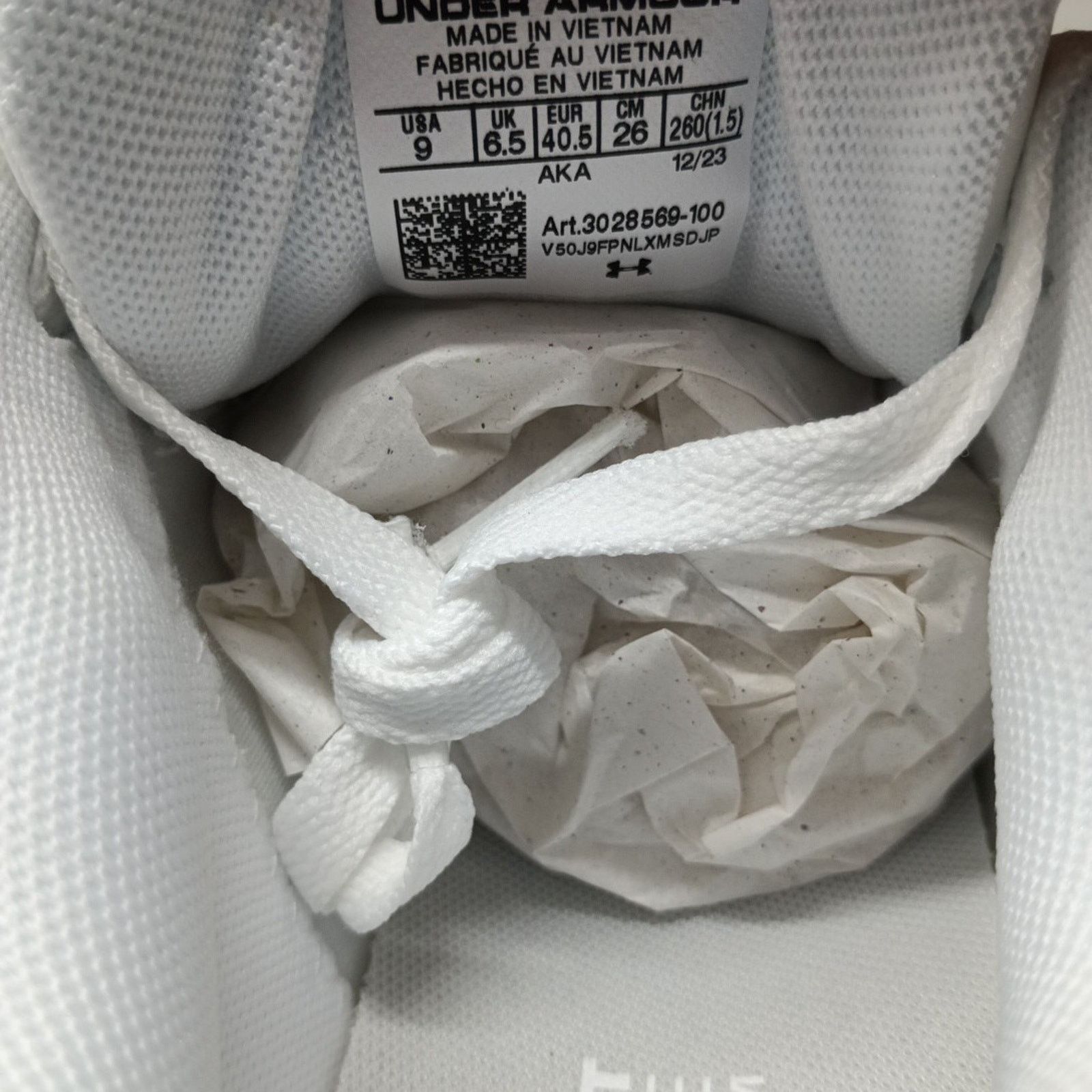 Under Armour Under Armour UA Edge Leather Women's Size 9 White Leather Size US 9 / IT 39 - 6 Thumbnail