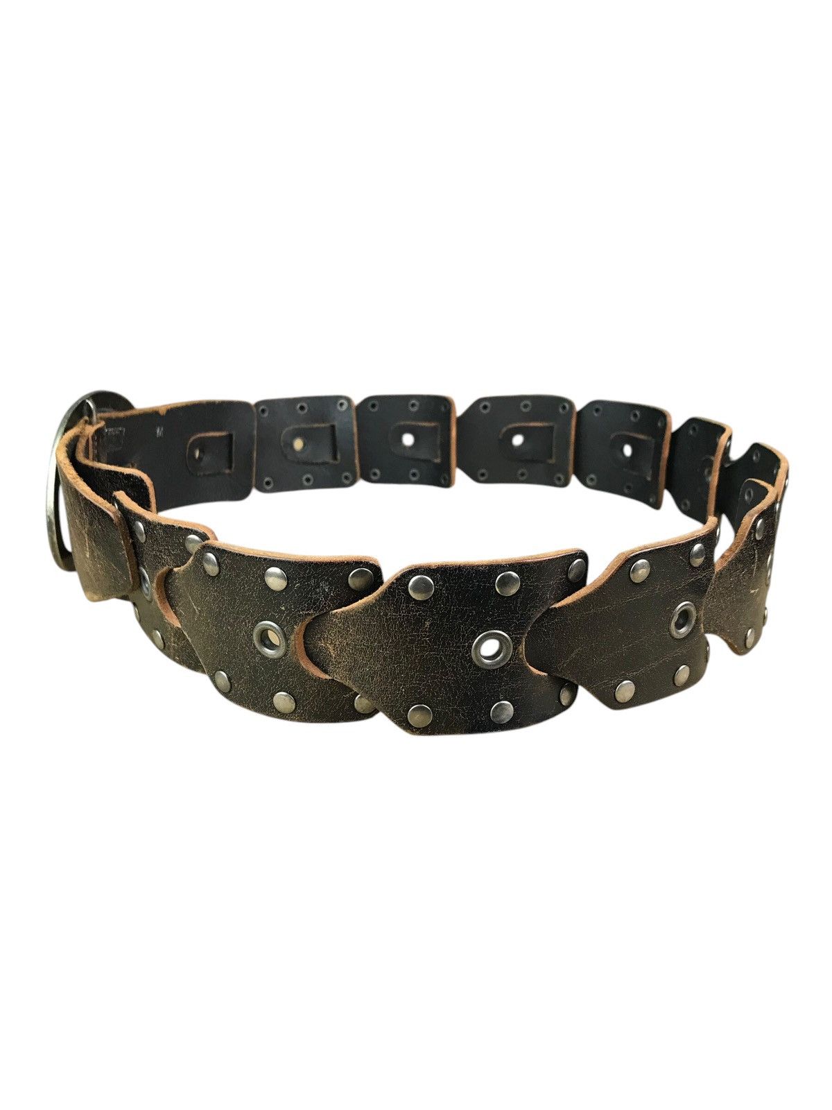 Max Mara × Sportmax STUDDED LEATHER WAIST BELT STEAMPUNK SPORTMAX BY MAX MARA Size ONE SIZE - 4 Thumbnail