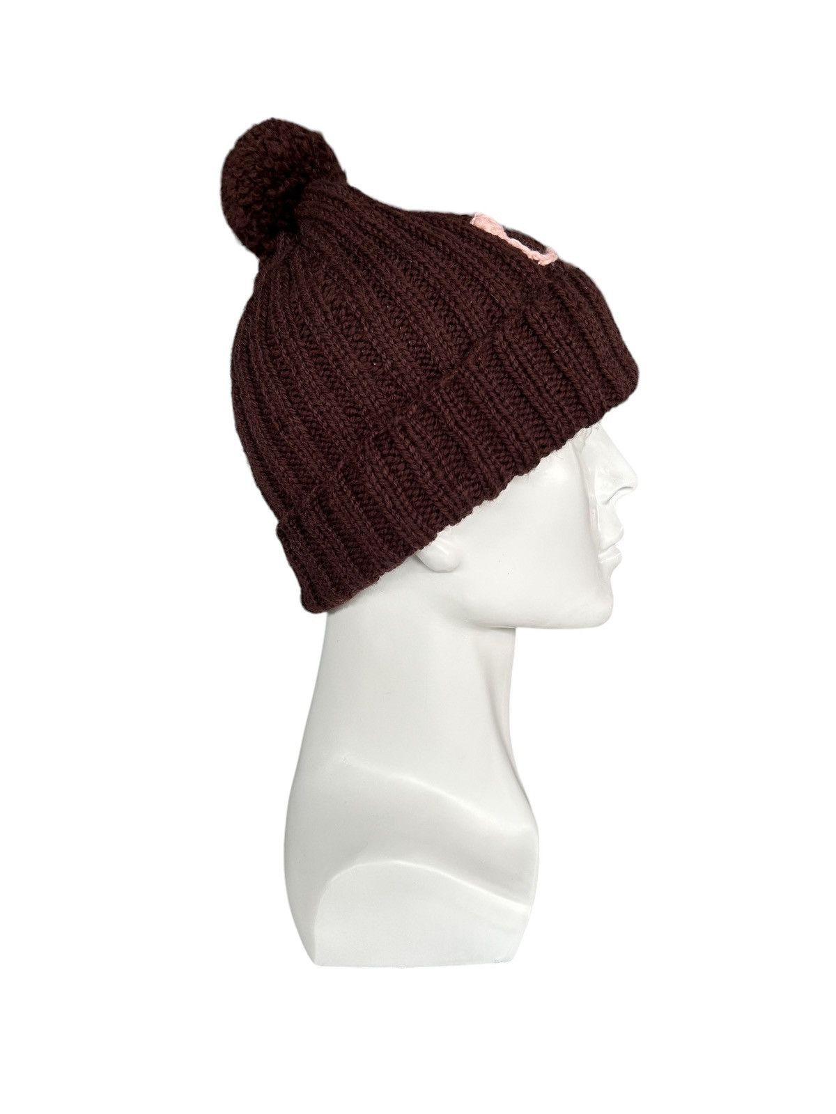 Japanese Brand × Kapital × Vintage Smile Inspired By kapital Knitted Handmade Beanie Hats Rare Size ONE SIZE - 3 Thumbnail