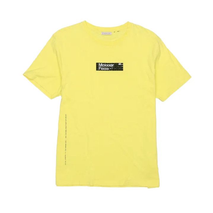 Moncler Moncler Logo Print Round Neck Short Sleeve T-Shirt Size US S / EU 44-46 / 1 - 1 Thumbnail