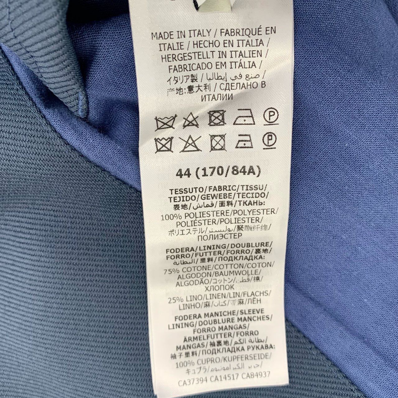 Gucci Gucci Logo-Striped Blue Zipper Jacket, Size 44 Size US S / EU 44-46 / 1 - 4 Thumbnail